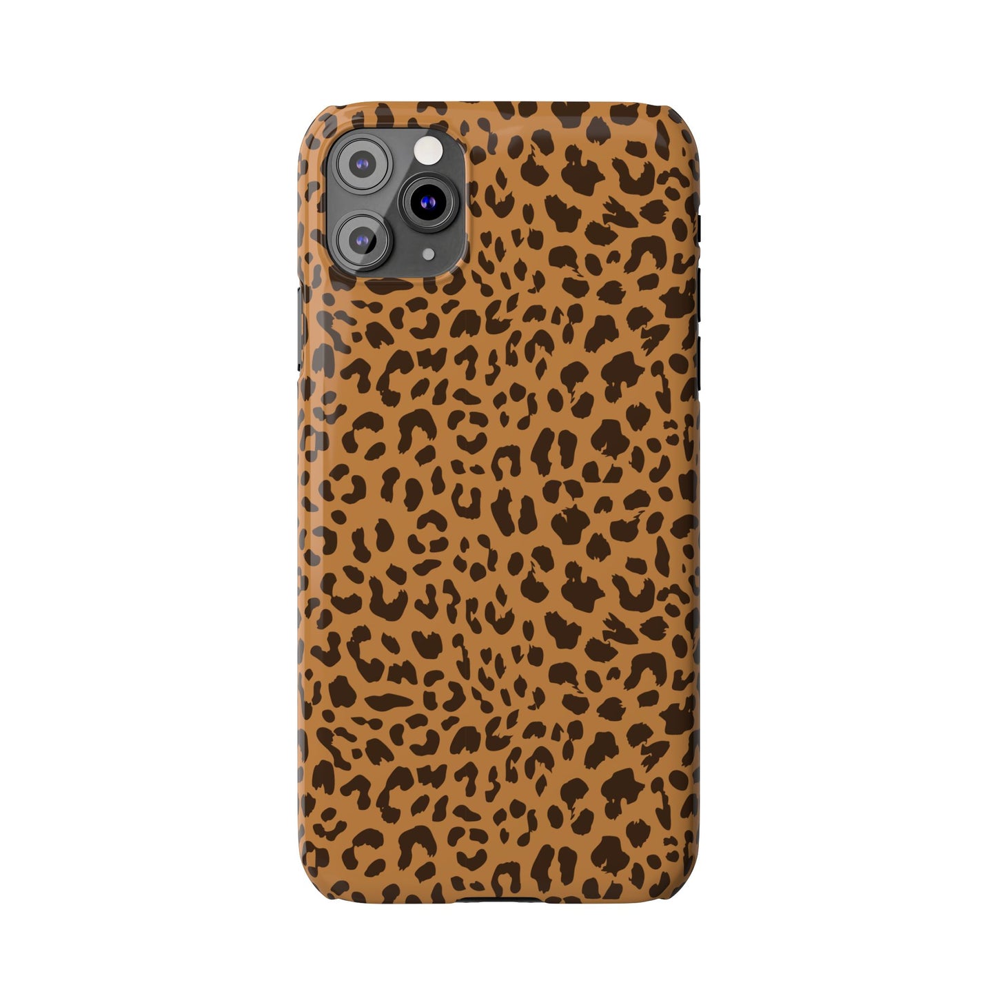 Sleek Leopard Print Slim Phone Case - Stylish & Durable Protection