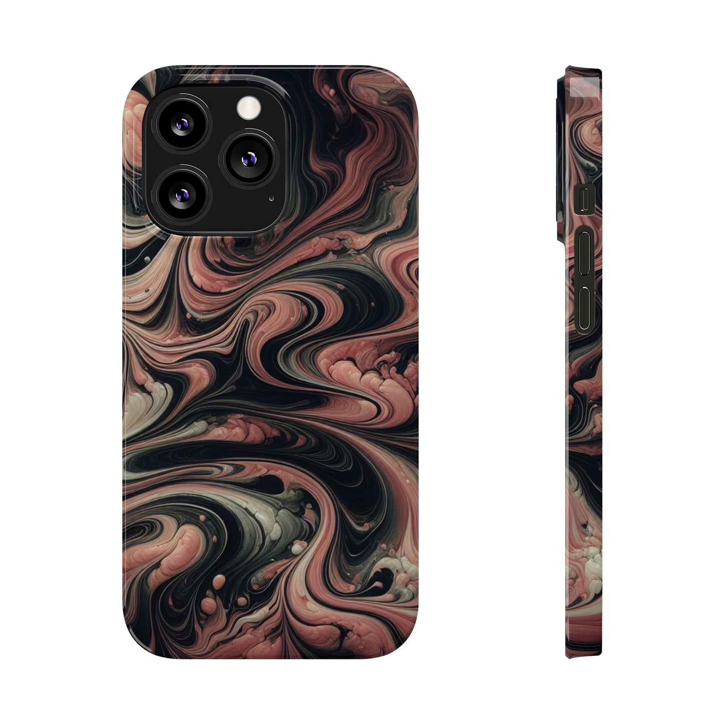 "Trending" Pink Marble design - iPhone case