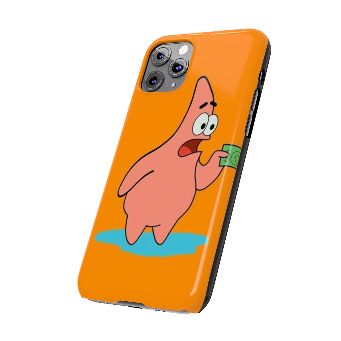 Funny Slim Phone Case with Patrick Star Design - Cute Cartoon Accessory for Phone Lovers