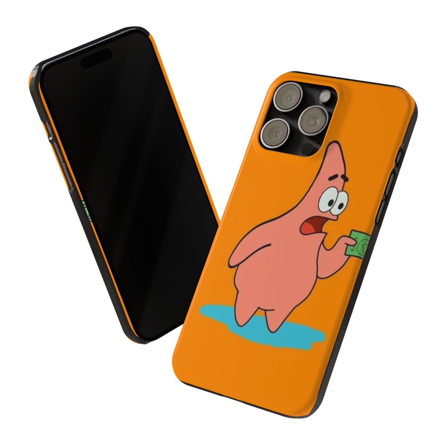 Funny Slim Phone Case with Patrick Star Design - Cute Cartoon Accessory for Phone Lovers