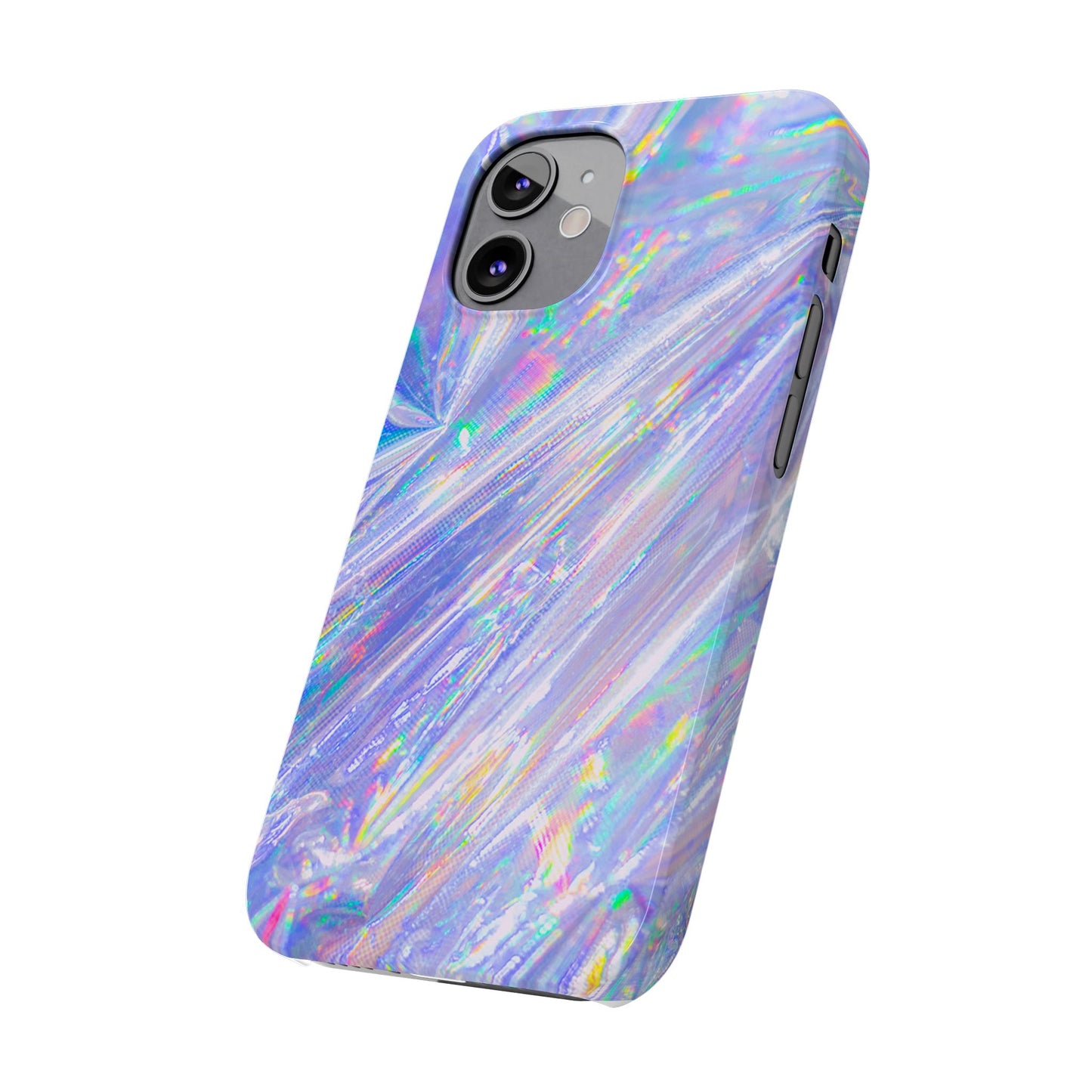 Iridescent Slim Phone Case - Holographic Design for Trendy Protection