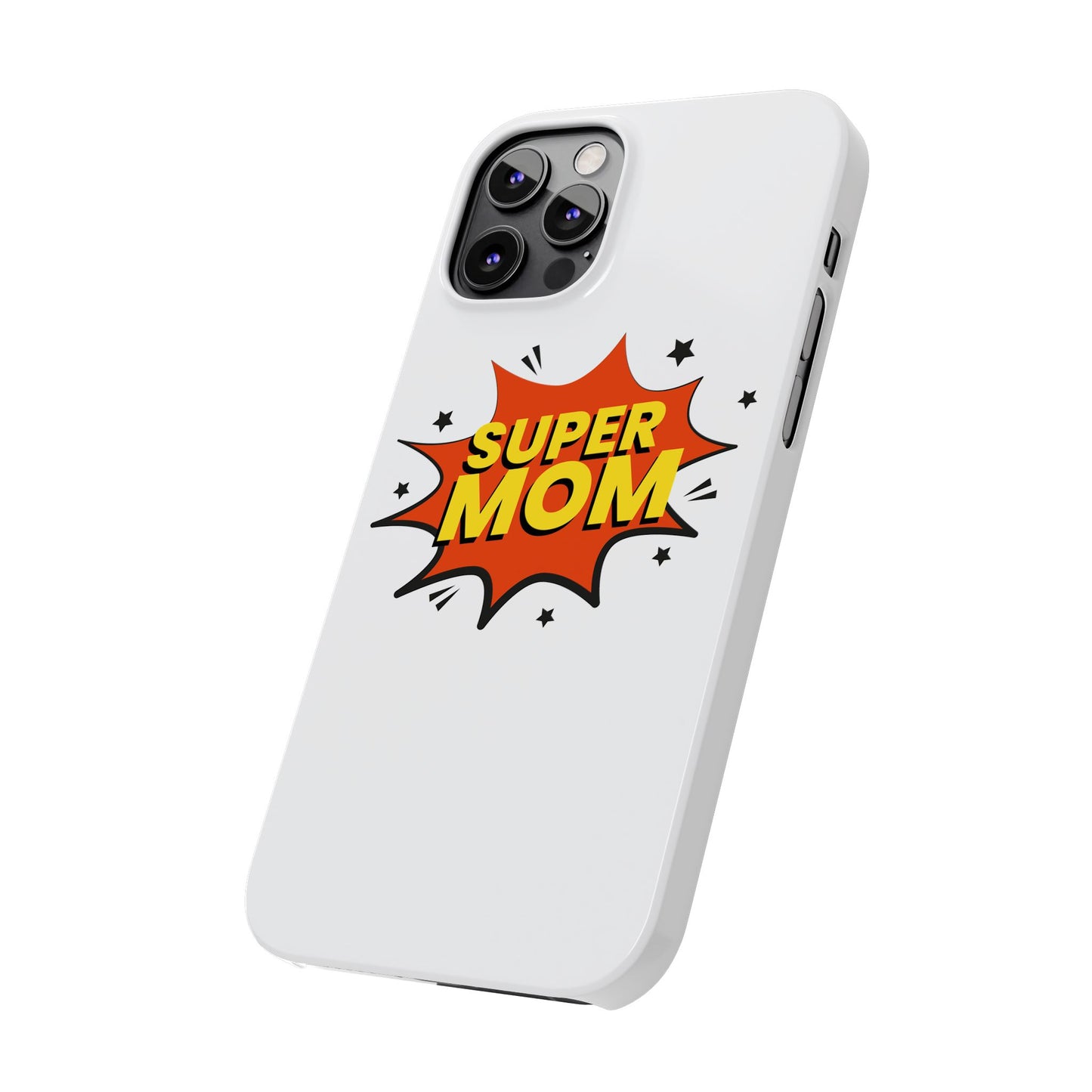 Super Mom Slim Phone Case - Perfect Gift for Mother's Day and Everyday Use