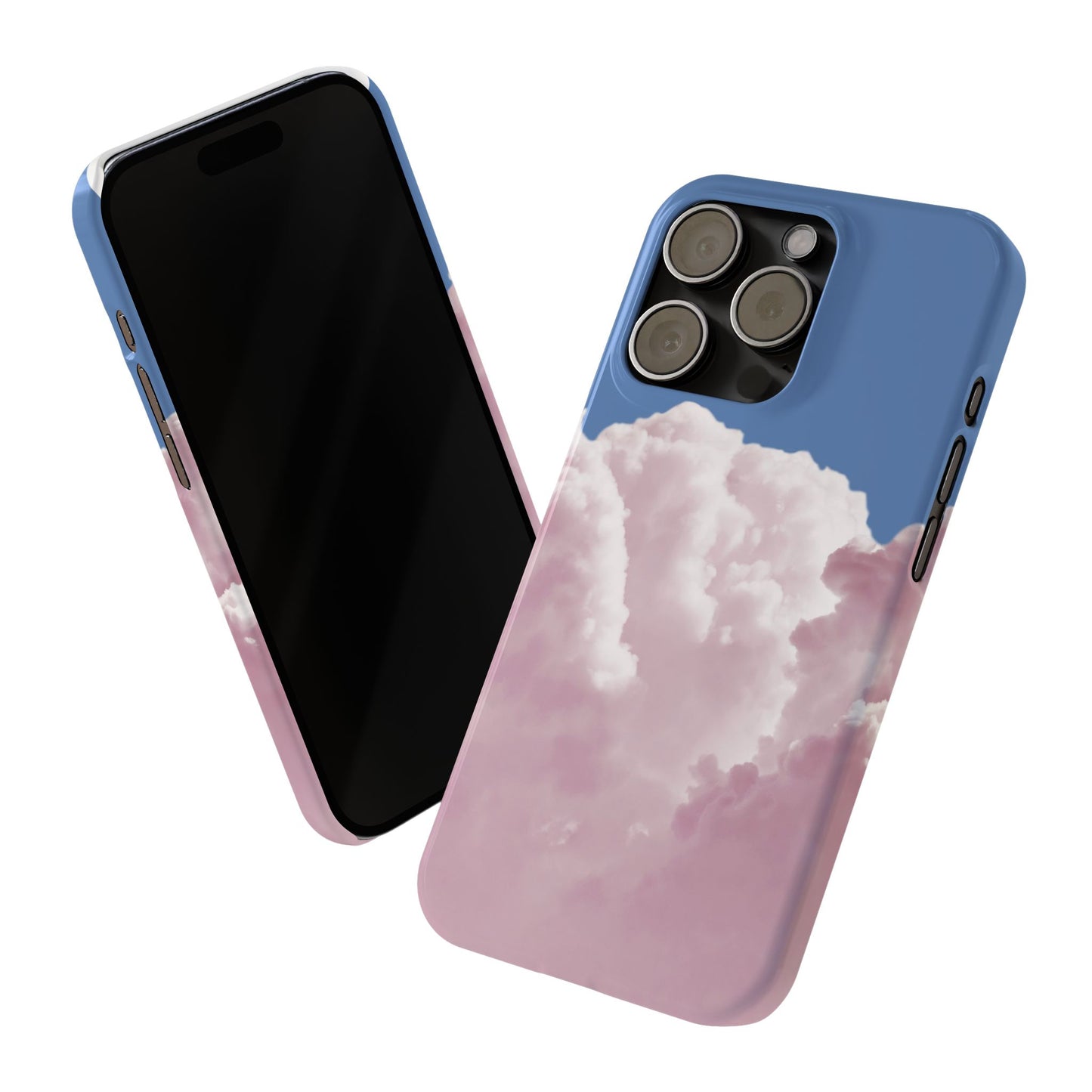 Pastel Cloud Slim Phone Case - Aesthetic Phone Accessory for Dreamers