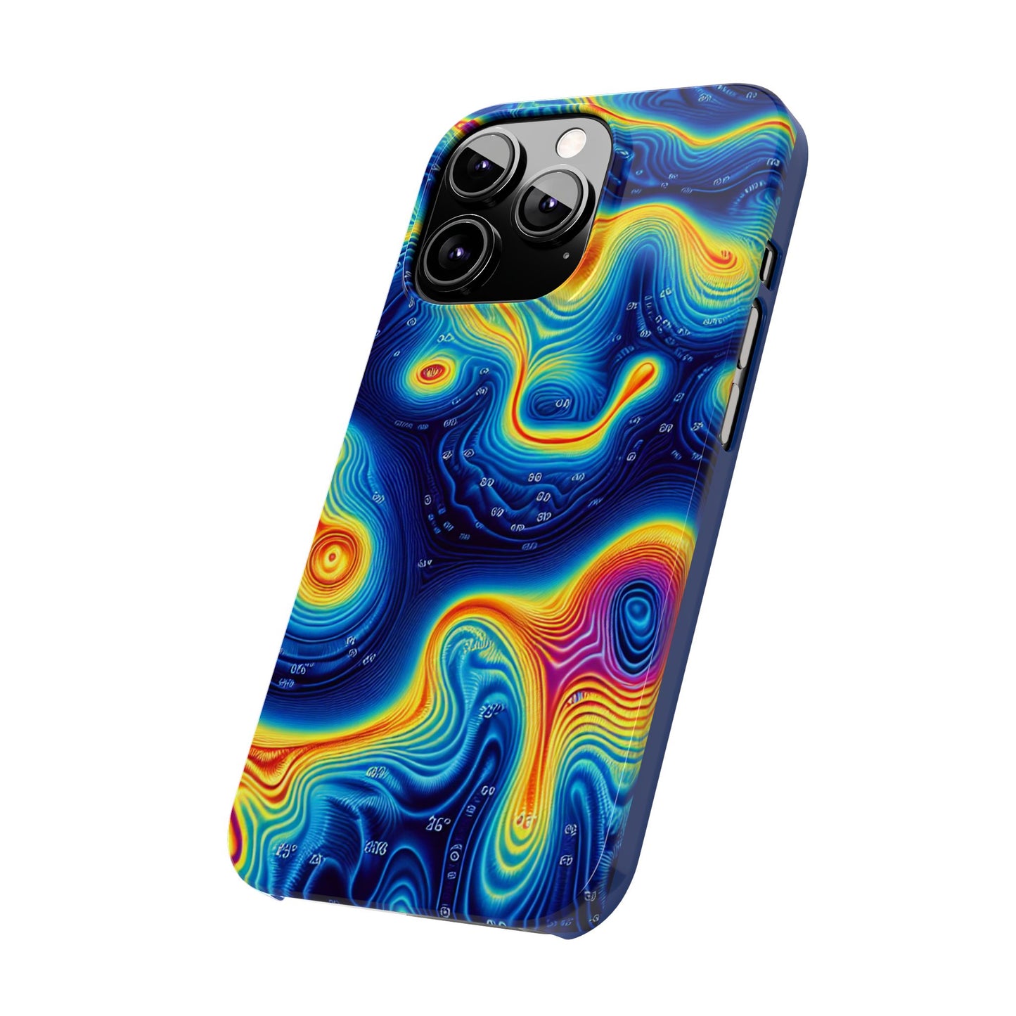 Thermal islands Phone Case - Colorful Geometric Design for Art Lovers