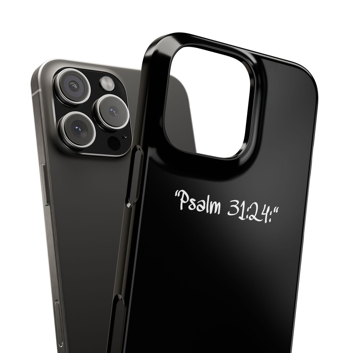 Bible verse "Psalm 31:2" – iPhone Case