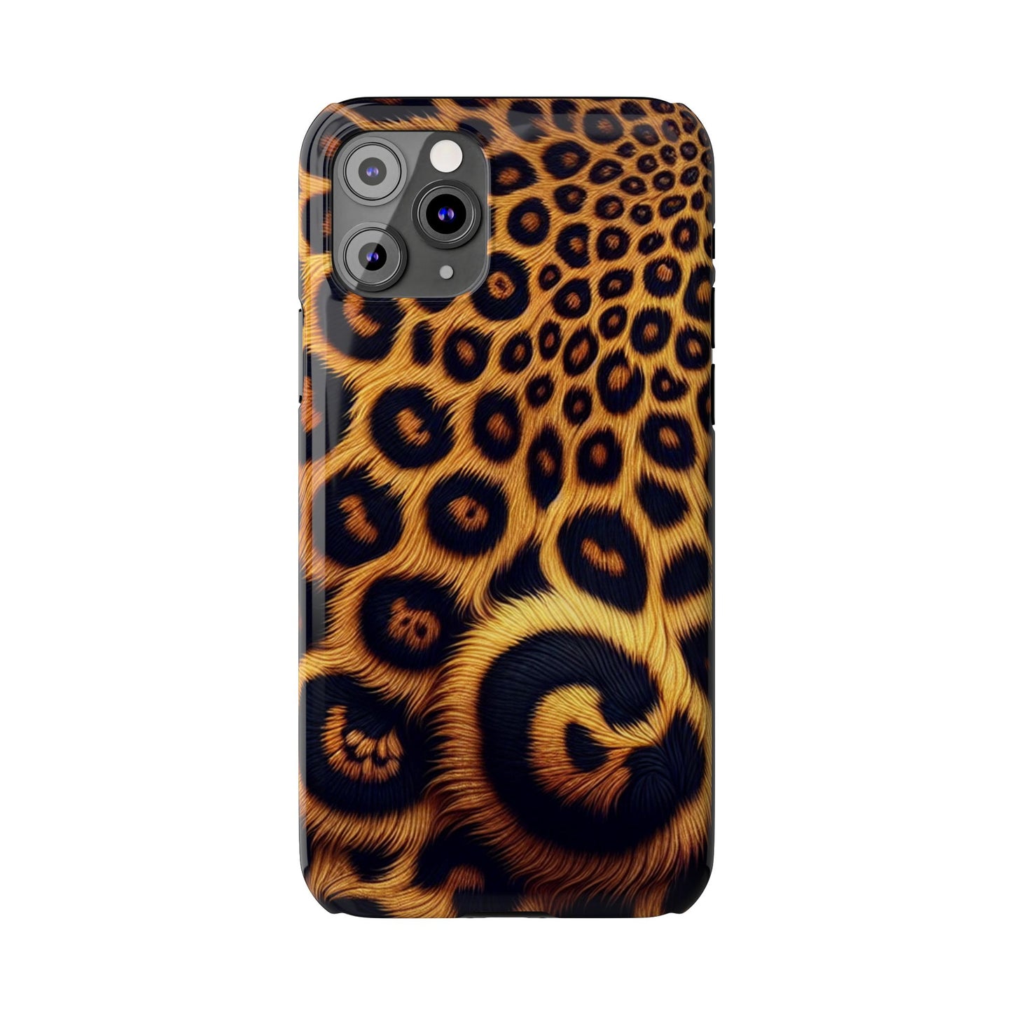 "New" Leopard Print Slim Phone Case - Trendy Animal Design