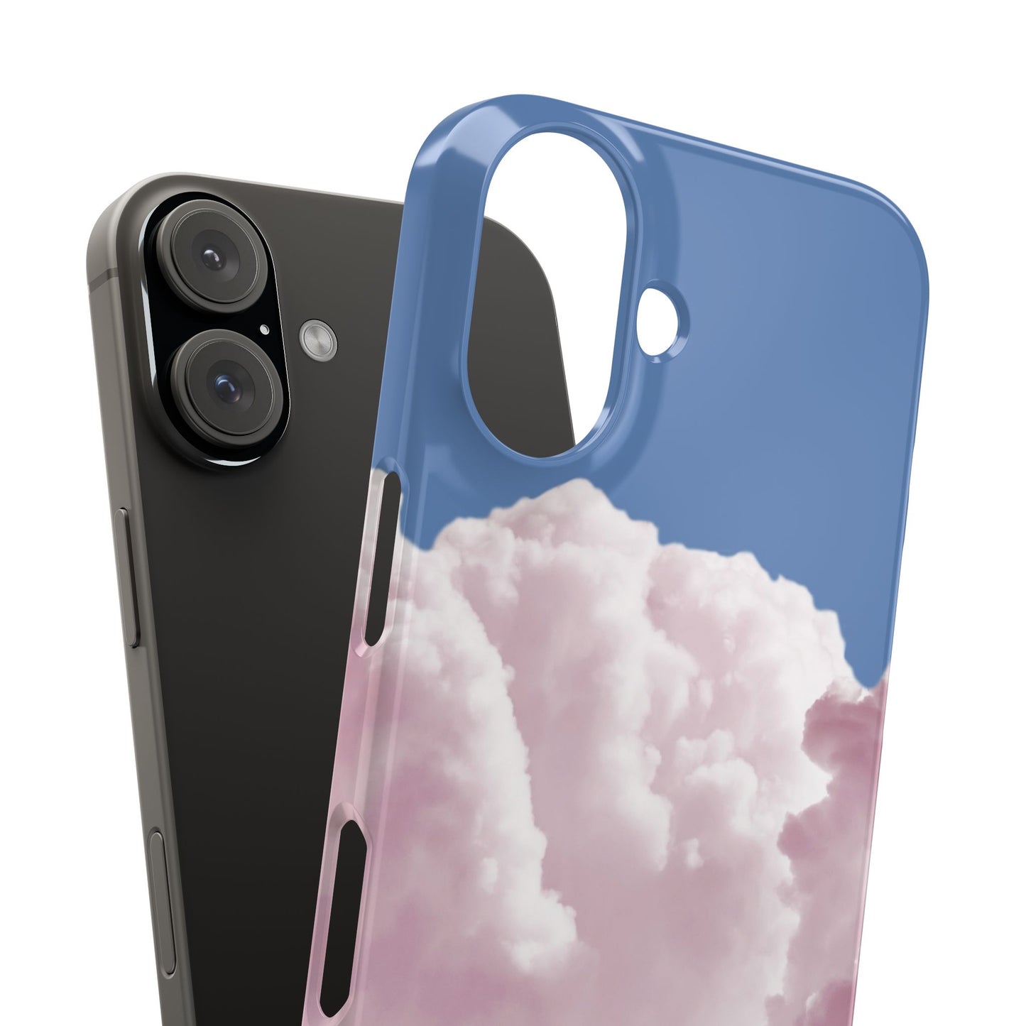 Pastel Cloud Slim Phone Case - Aesthetic Phone Accessory for Dreamers