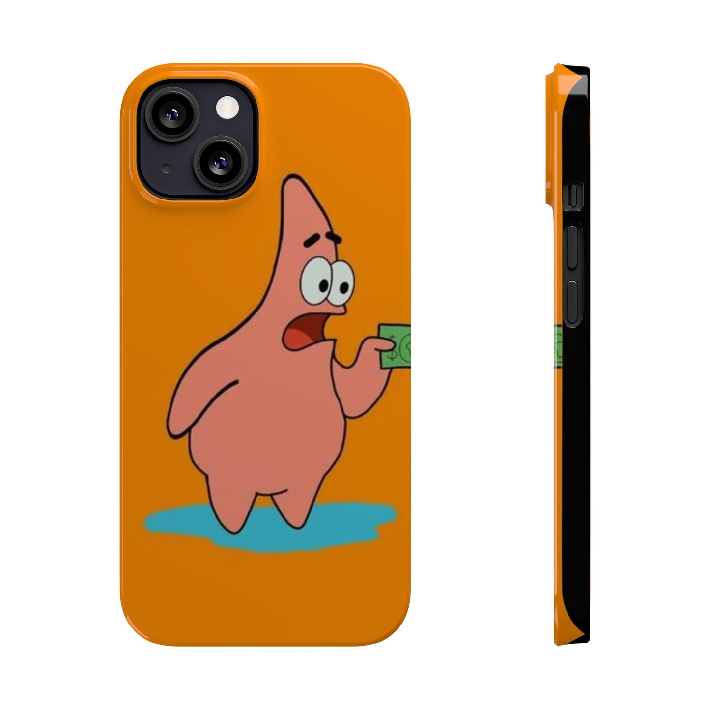 Funny Slim Phone Case with Patrick Star Design - Cute Cartoon Accessory for Phone Lovers