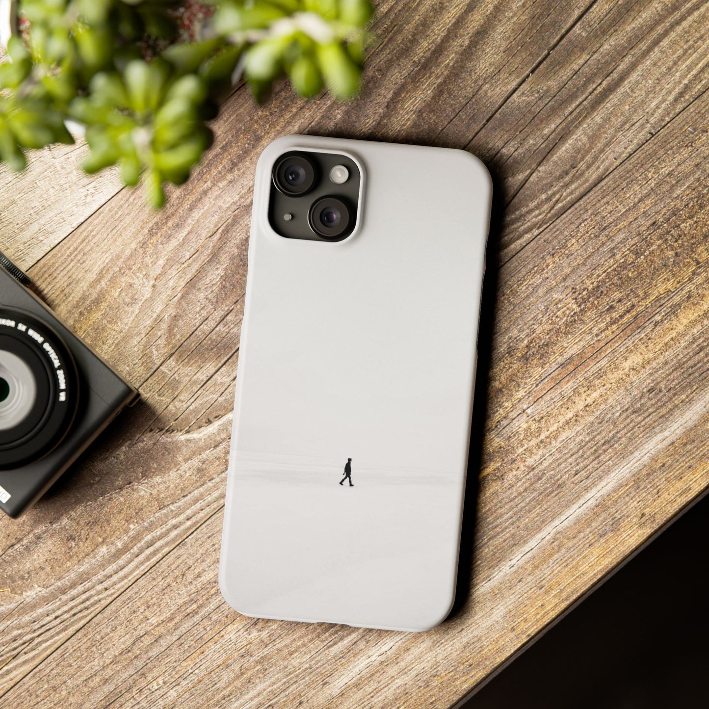 Minimalist Slim Phone Case - Serenity Walk Design