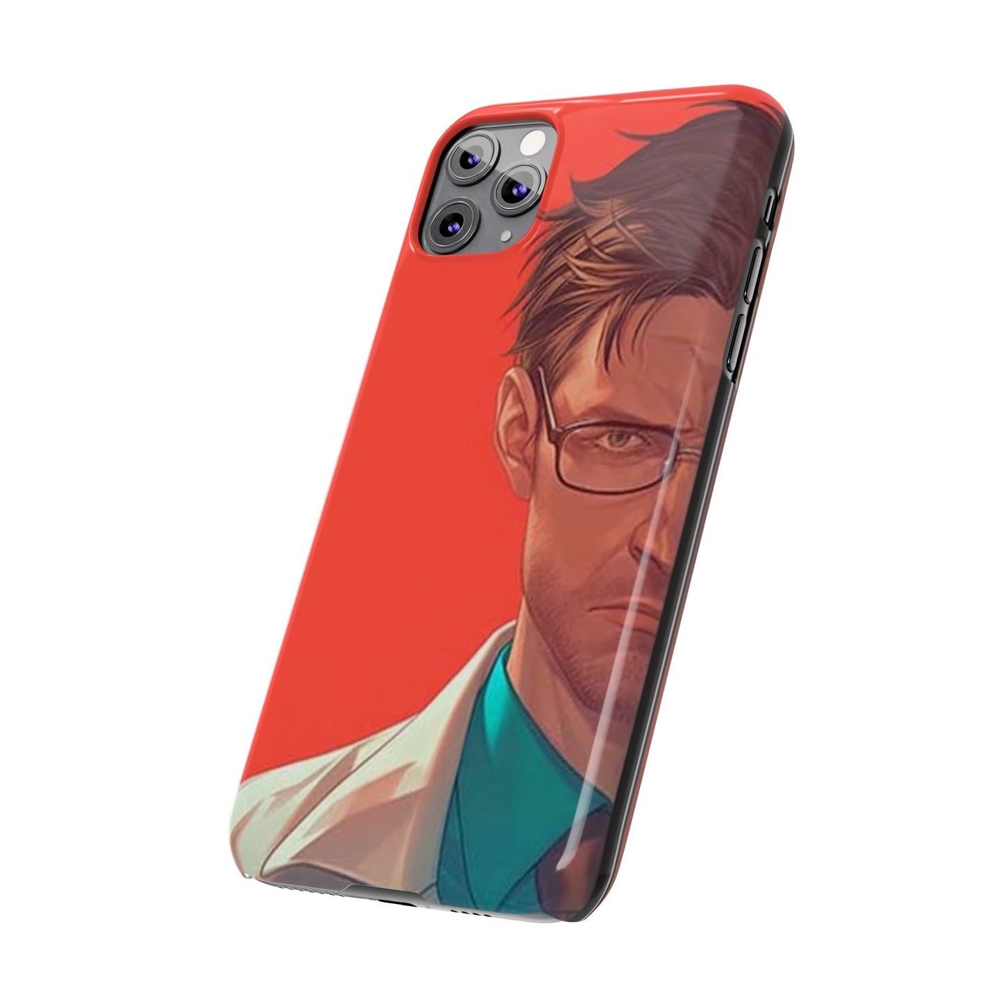 Stylish Slim Phone Case featuring Bold Artistic Design