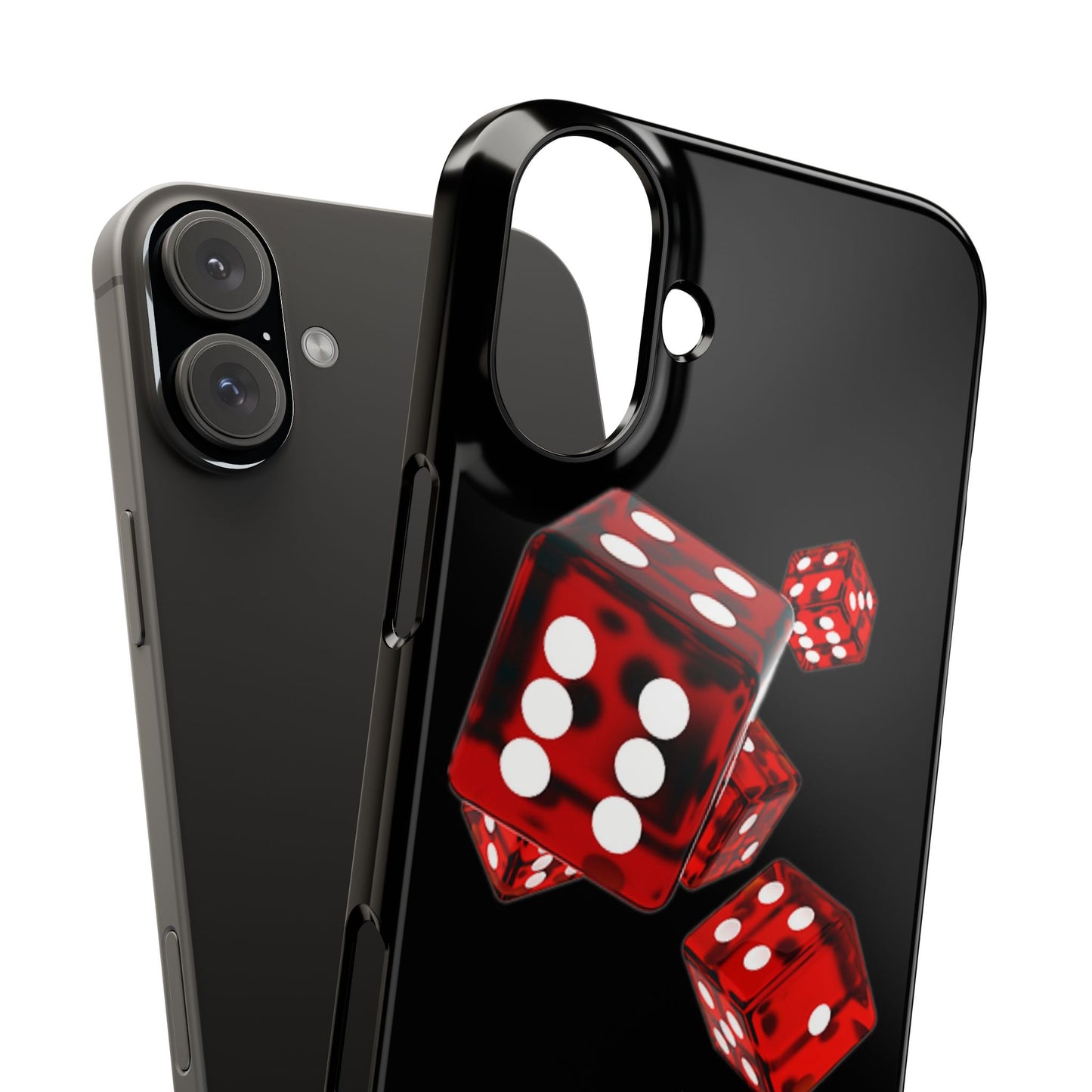 Sleek Casino Dice Slim Phone Case – Perfect for Gamblers and Poker Enthusiasts