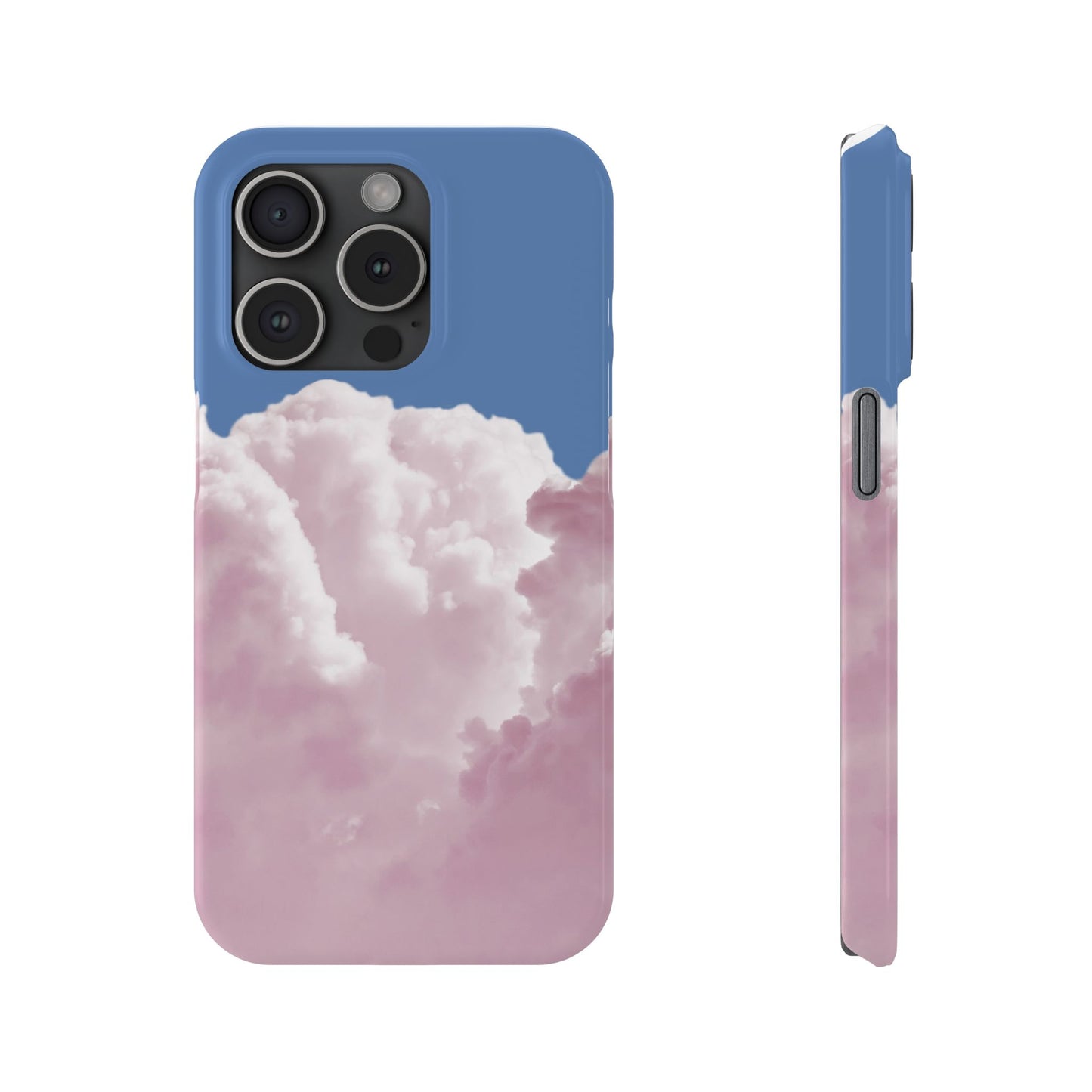 Pastel Cloud Slim Phone Case - Aesthetic Phone Accessory for Dreamers