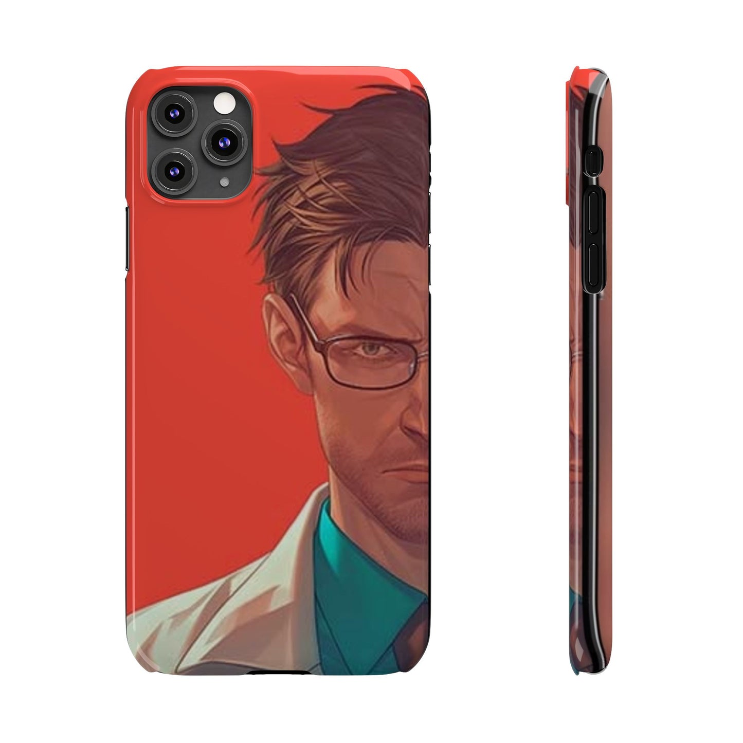 Stylish Slim Phone Case featuring Bold Artistic Design