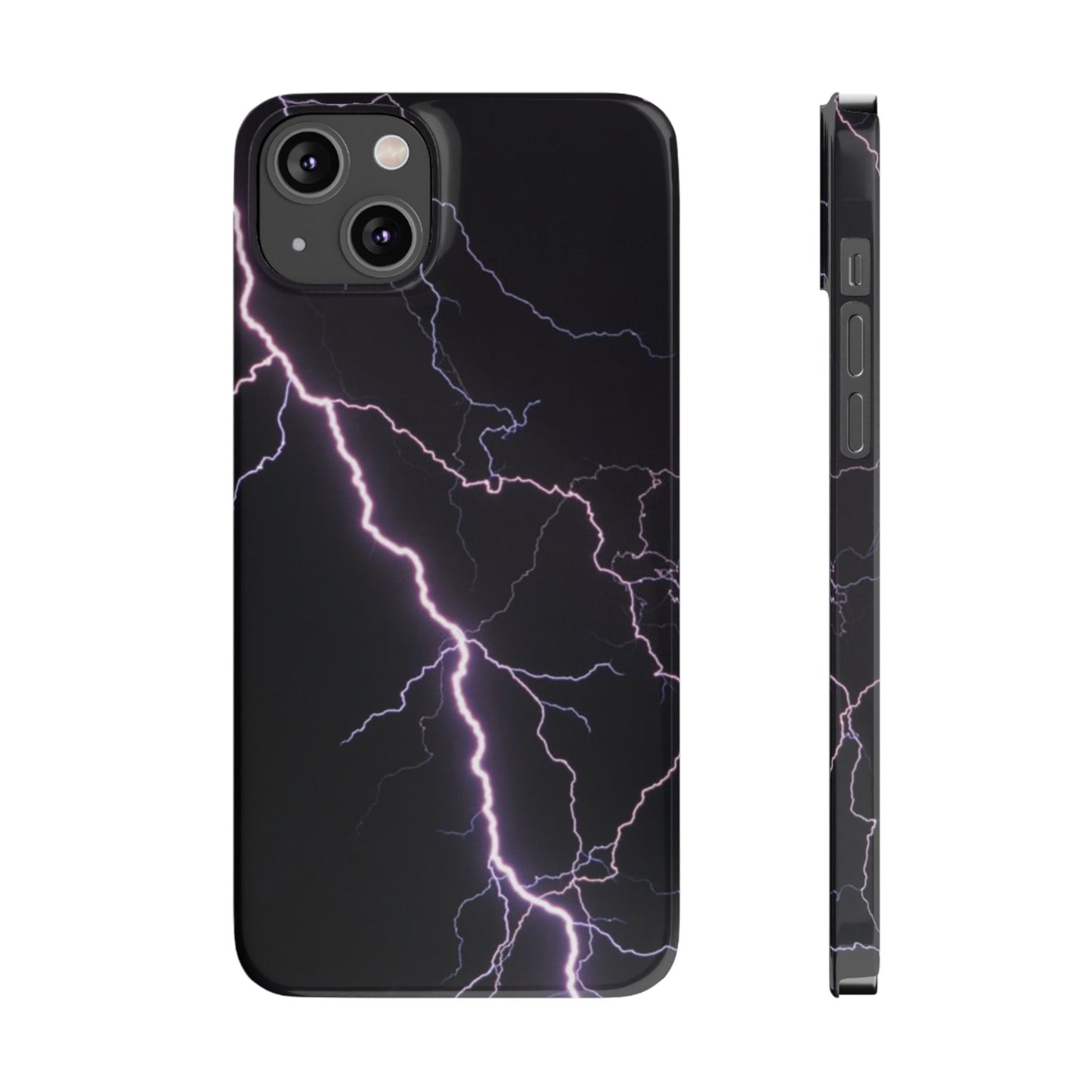 Lightning Bolt Slim Phone Case - Edgy, Stylish Protection for Your Device