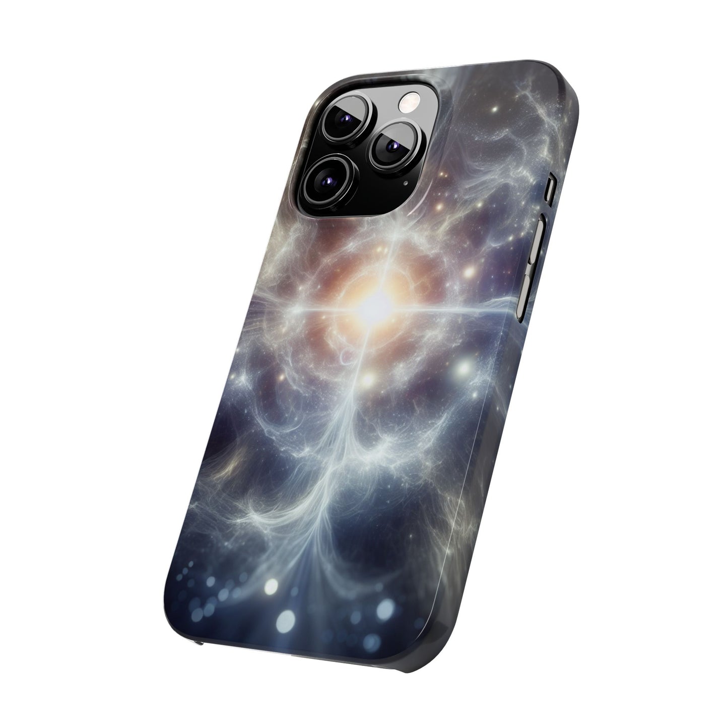 Cosmic Energy Slim Phone Case – Galaxy Design for Astronomy Lovers