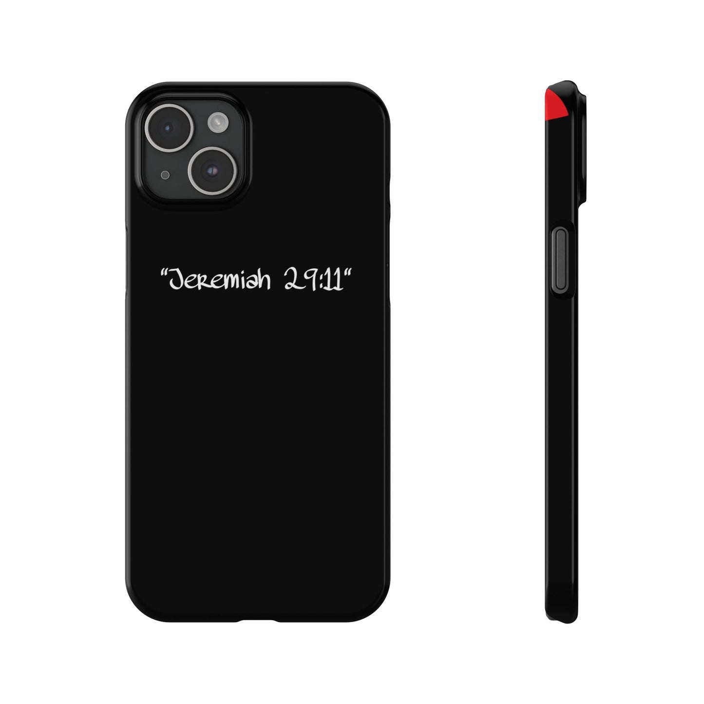 Bible verse "Jeremiah 29:11"- iPhone Case