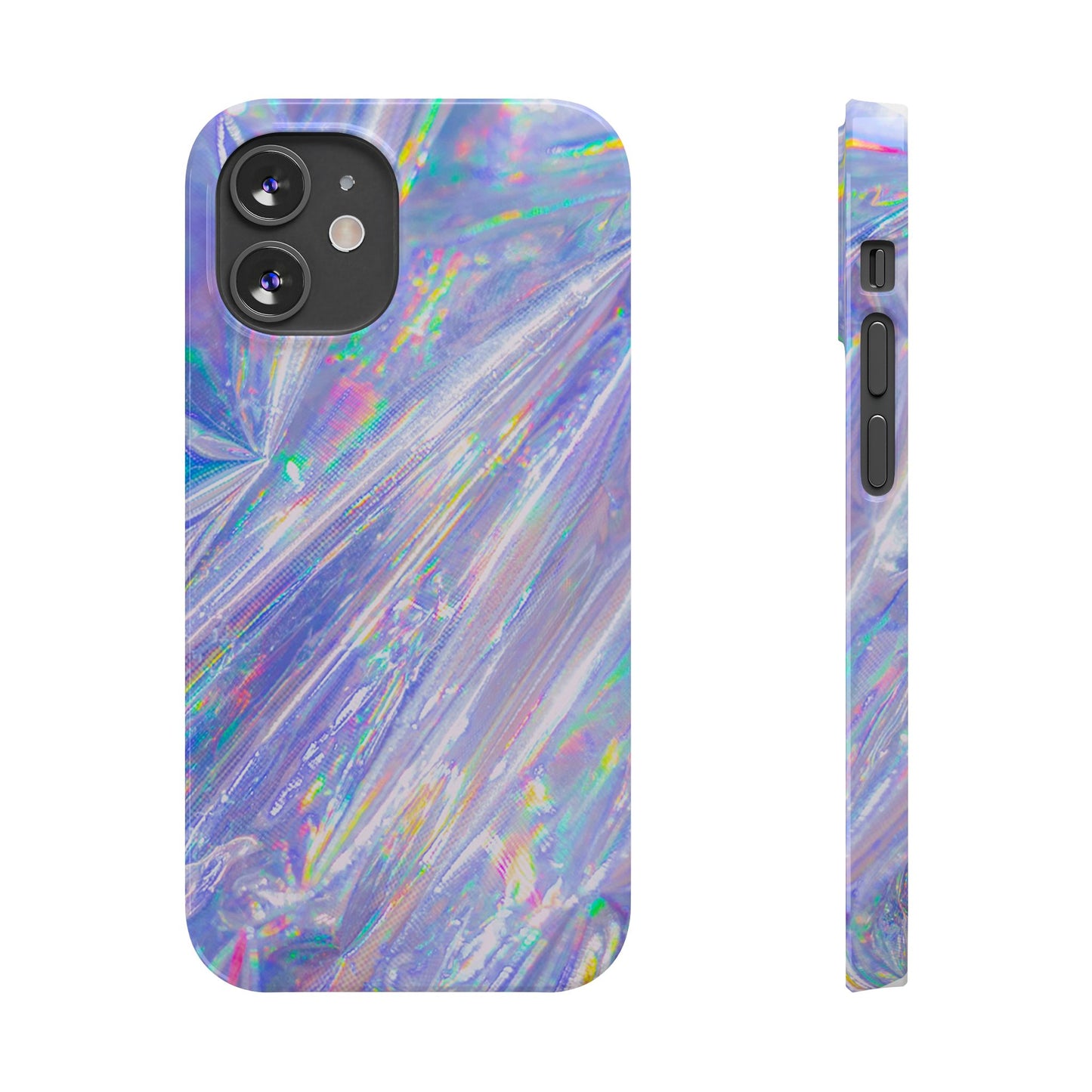 Iridescent Slim Phone Case - Holographic Design for Trendy Protection