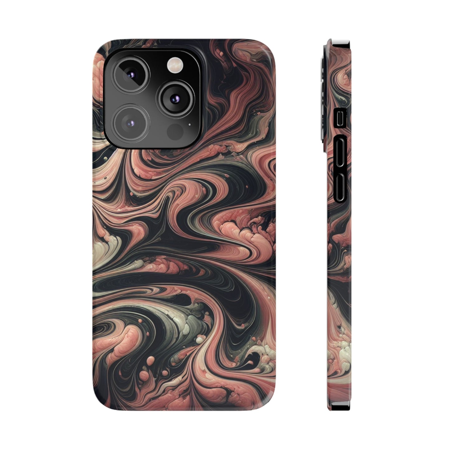 "Trending" Pink Marble design - iPhone case