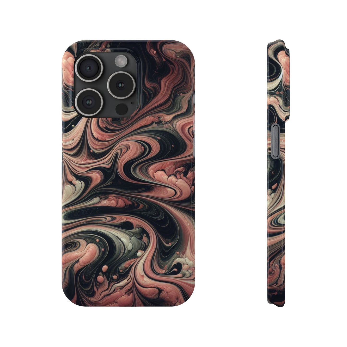 "Trending" Pink Marble design - iPhone case