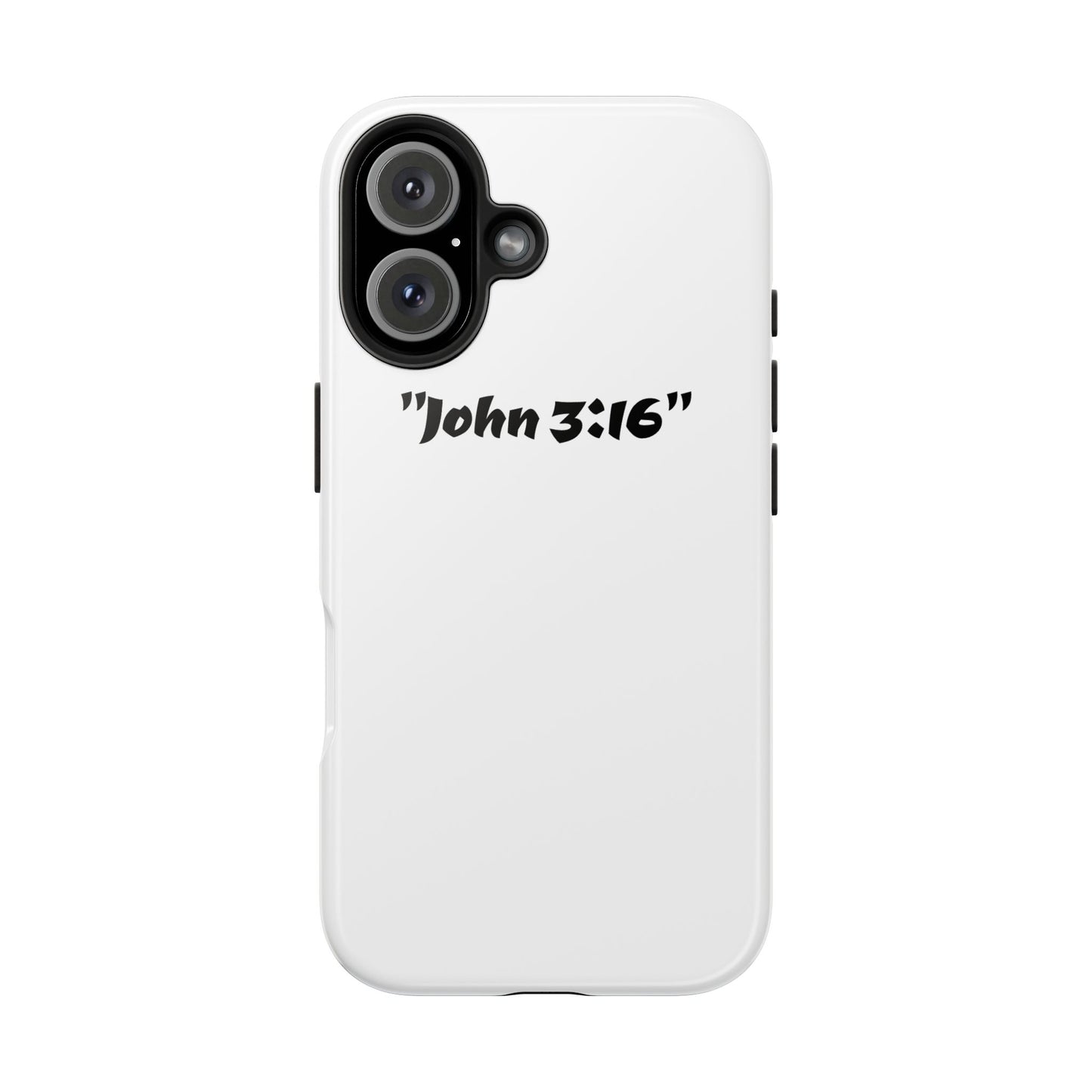 Bible verse "John 3:16" (V2) - Tough iPhone Case