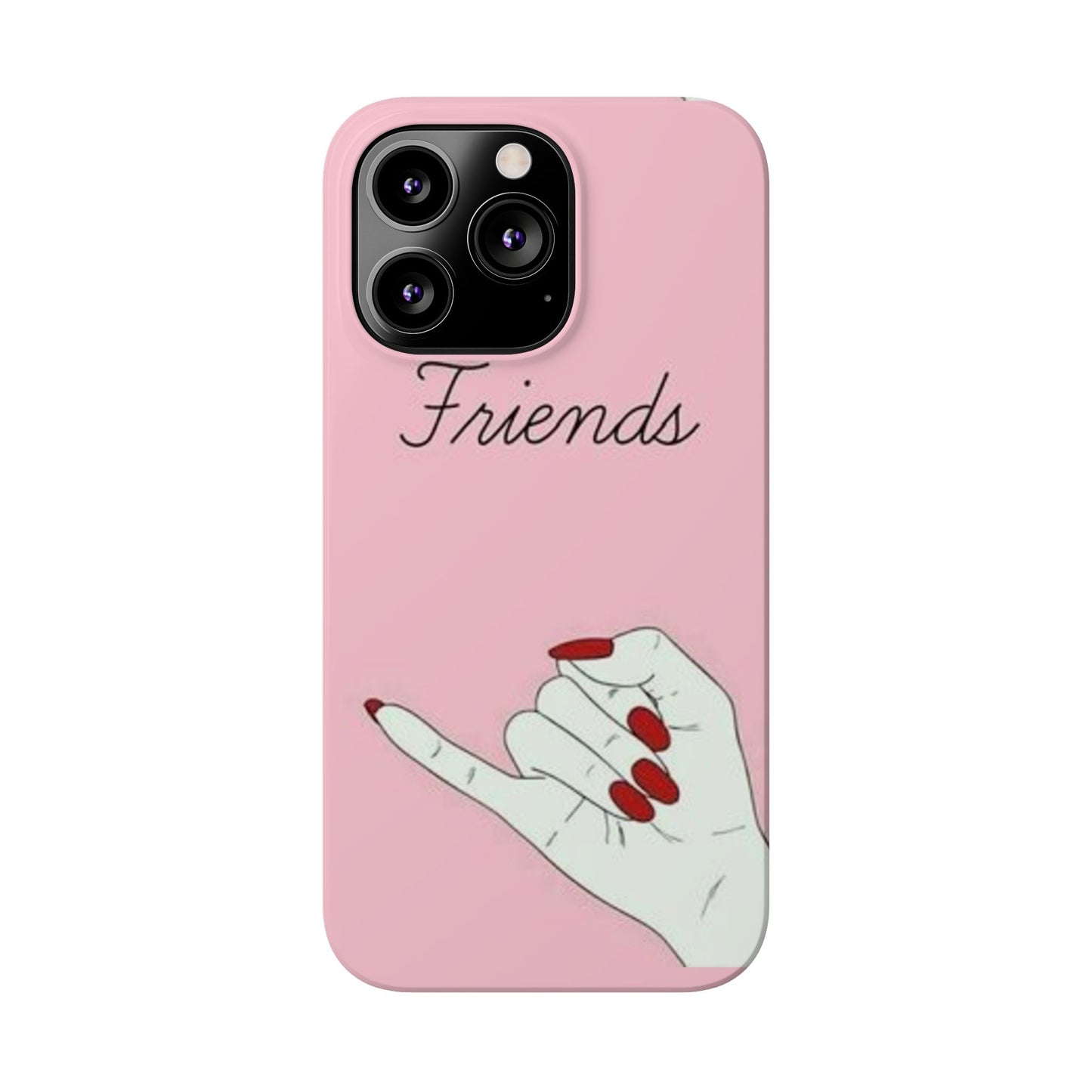 Stylish Slim Phone Case - 'Friends' Design - Perfect Gift for Besties