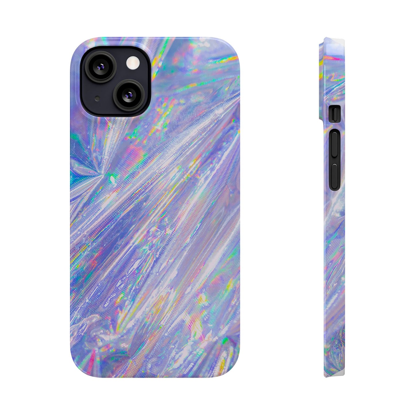 Iridescent Slim Phone Case - Holographic Design for Trendy Protection