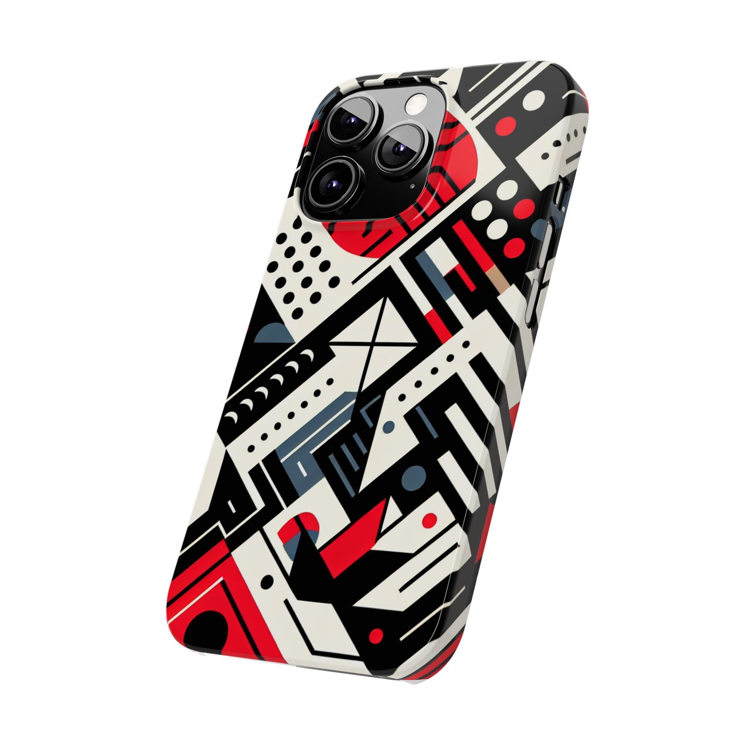 Geometric Abstract Slim Phone Case - Modern Design for Trendsetters