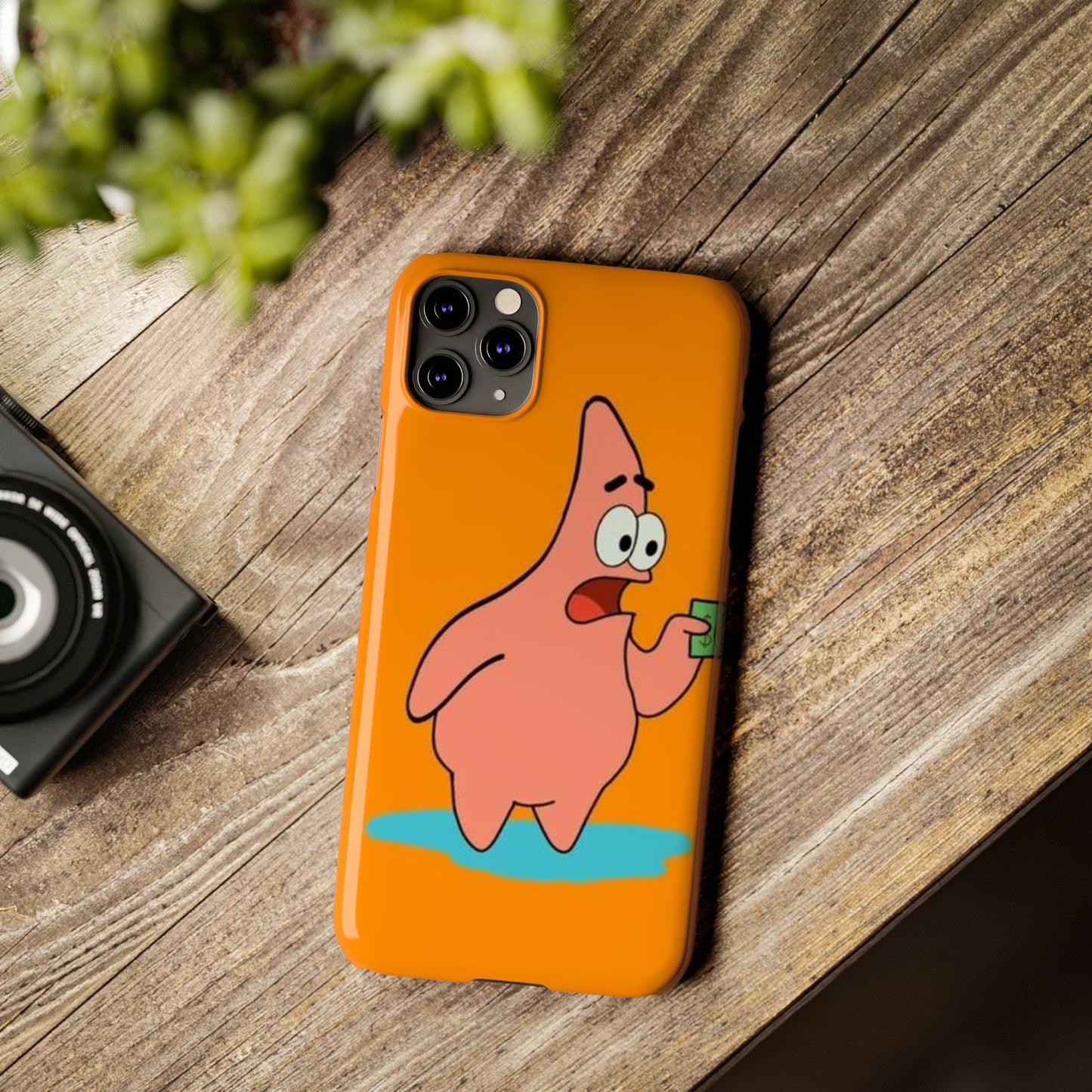 Funny Slim Phone Case with Patrick Star Design - Cute Cartoon Accessory for Phone Lovers