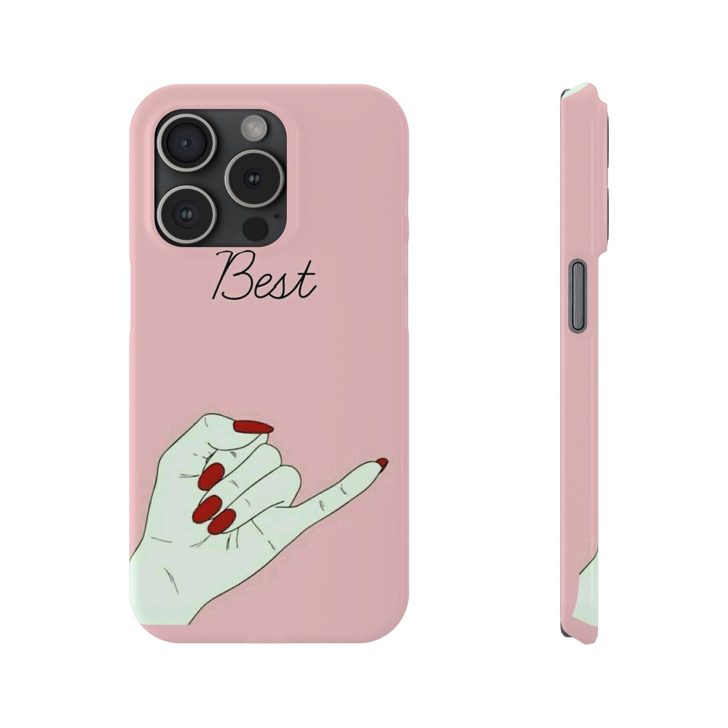 Best Slim Phone Case – Chic Nail Art Design for Trendsetters