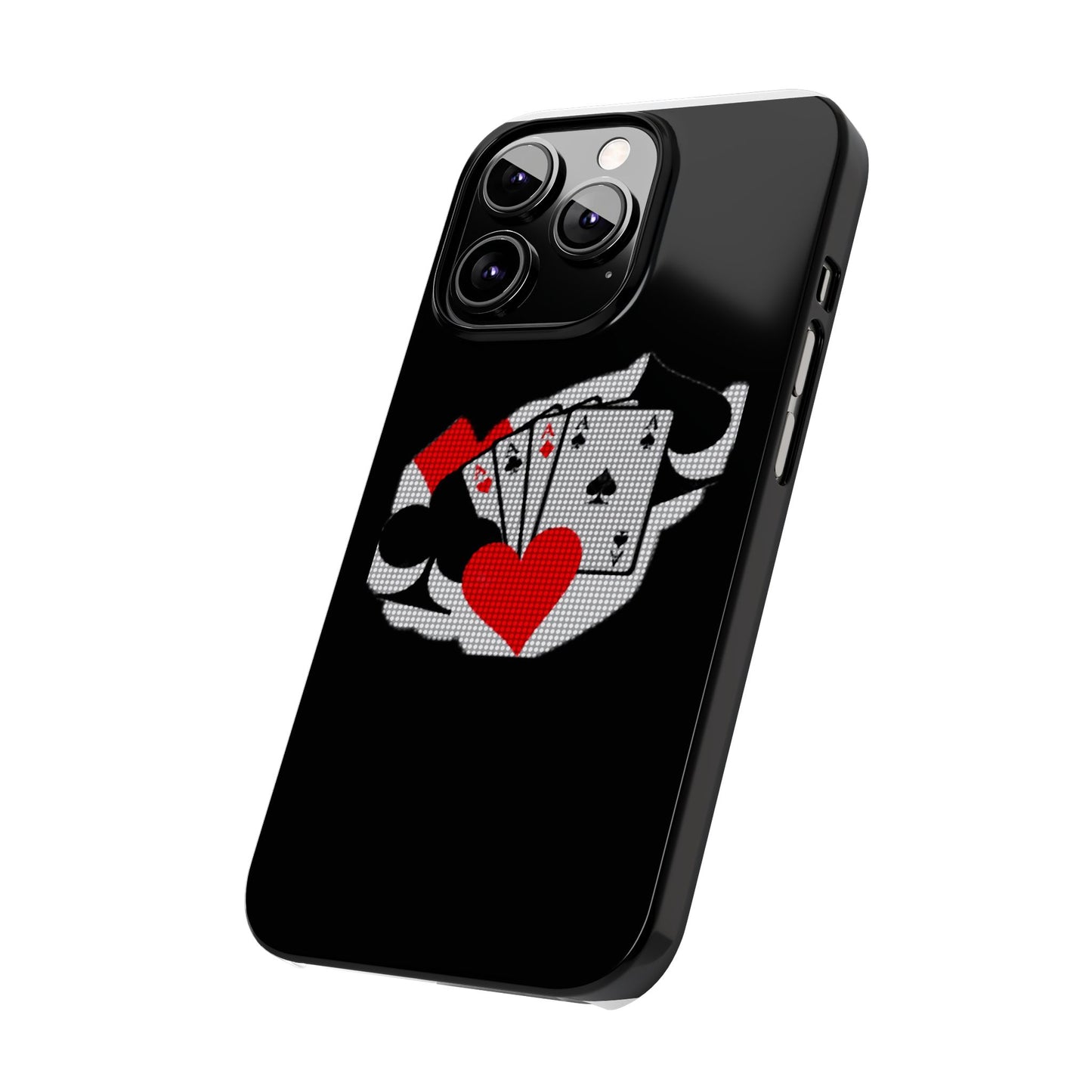 Stylish Slim Phone Case with Poker Design - Perfect for Gamers and Card Enthusiasts