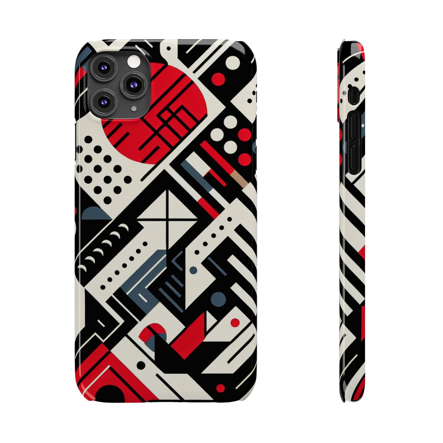 Geometric Abstract Slim Phone Case - Modern Design for Trendsetters