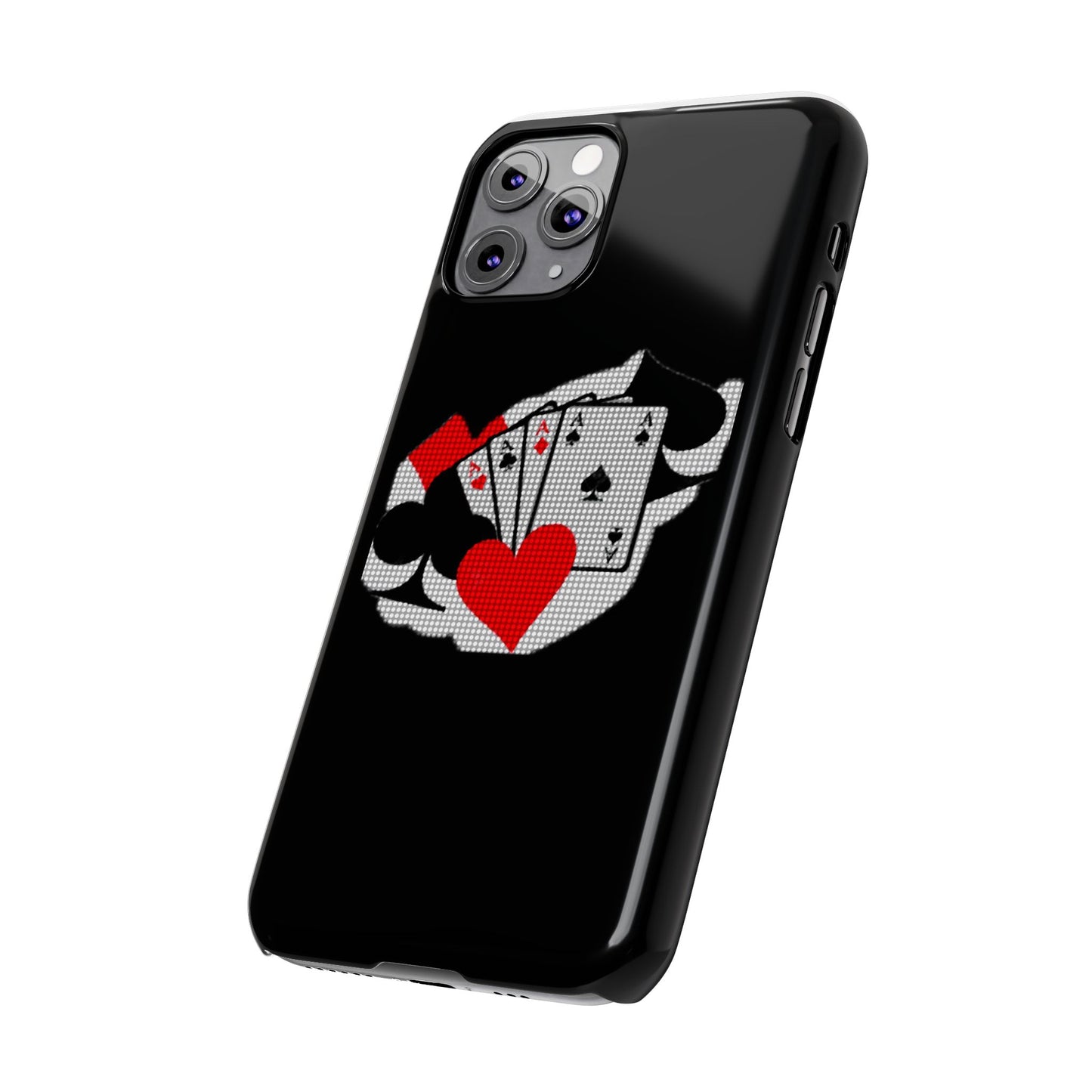 Stylish Slim Phone Case with Poker Design - Perfect for Gamers and Card Enthusiasts