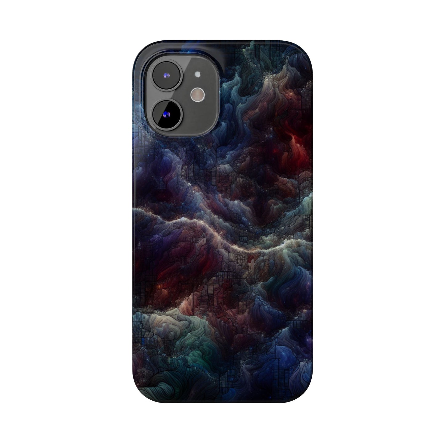 Cosmic Swirl Slim Phone Case - Protect Your Device in Style