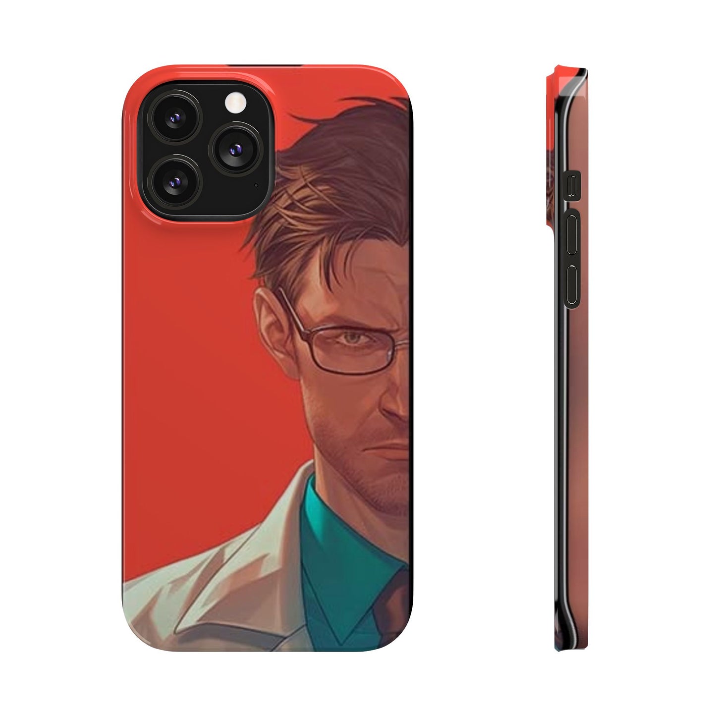 Stylish Slim Phone Case featuring Bold Artistic Design