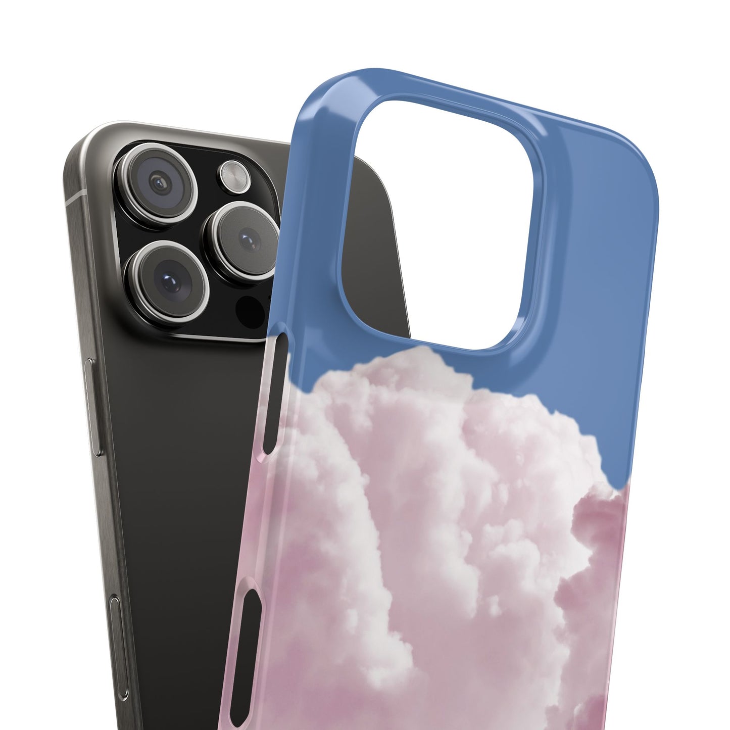 Pastel Cloud Slim Phone Case - Aesthetic Phone Accessory for Dreamers