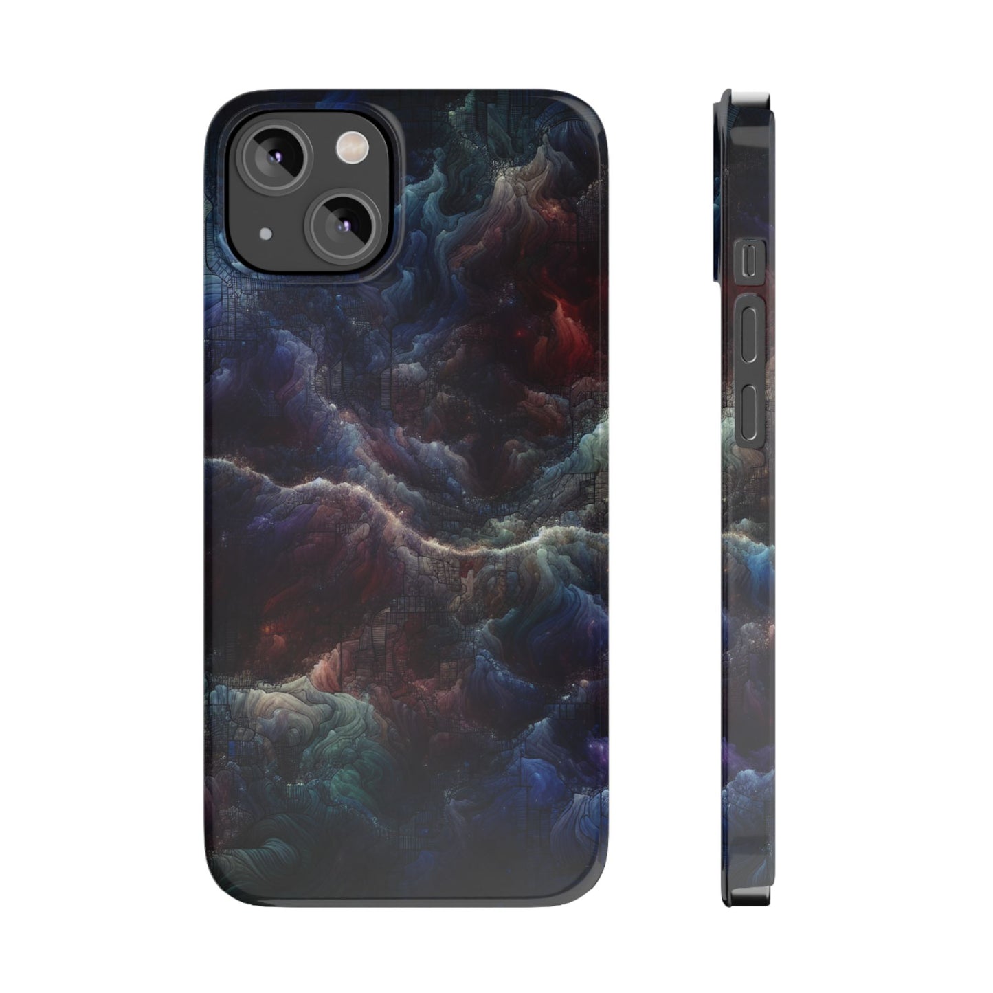 Cosmic Swirl Slim Phone Case - Protect Your Device in Style