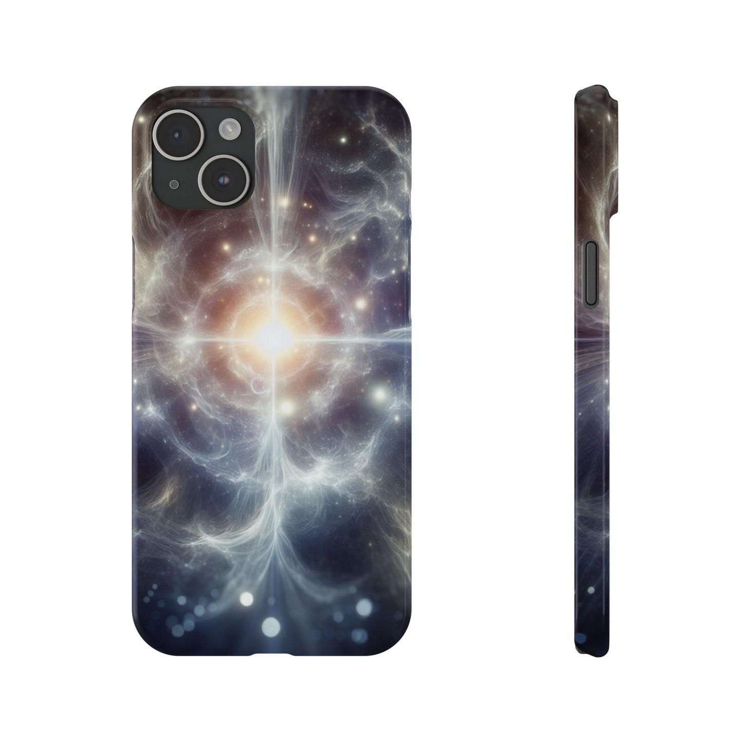 Cosmic Energy Slim Phone Case – Galaxy Design for Astronomy Lovers