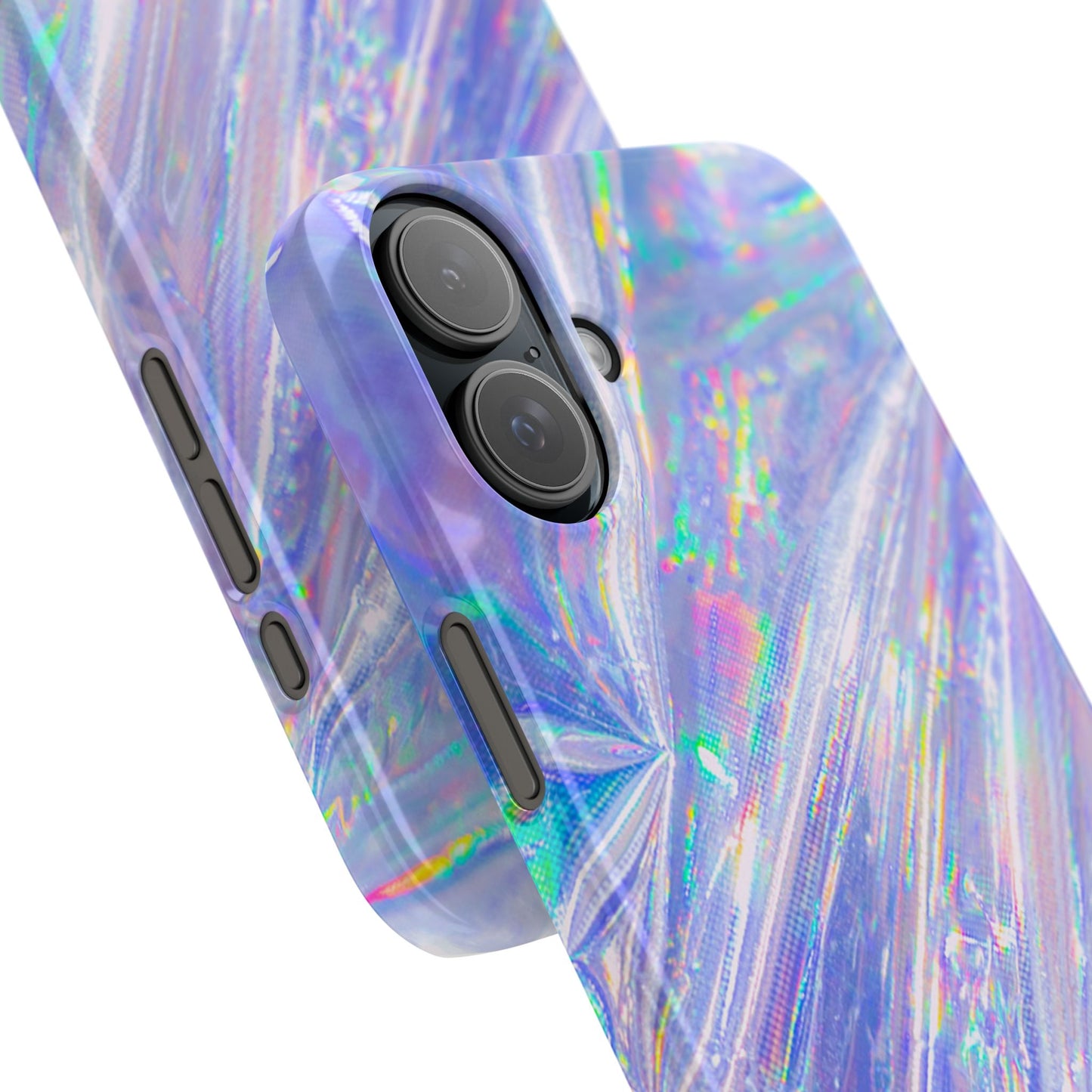 Iridescent Slim Phone Case - Holographic Design for Trendy Protection