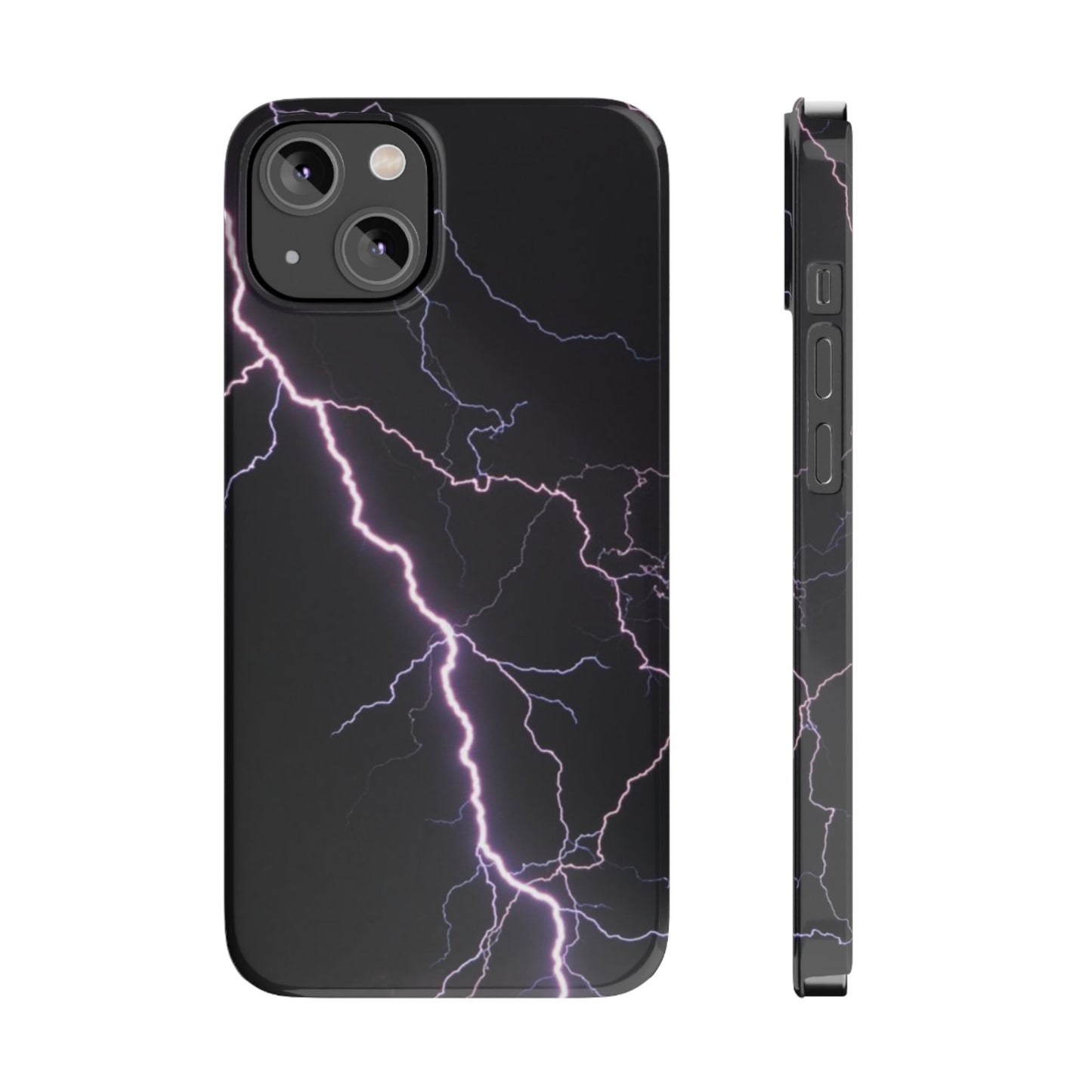 Lightning Bolt Slim Phone Case - Edgy, Stylish Protection for Your Device