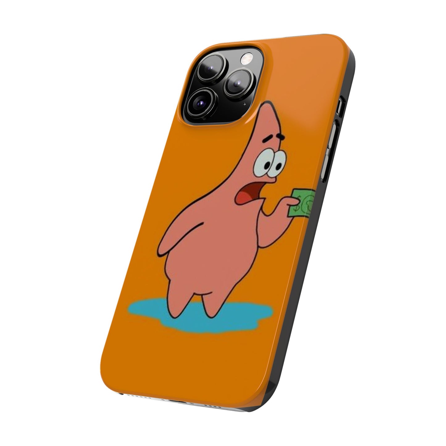 Funny Slim Phone Case with Patrick Star Design - Cute Cartoon Accessory for Phone Lovers