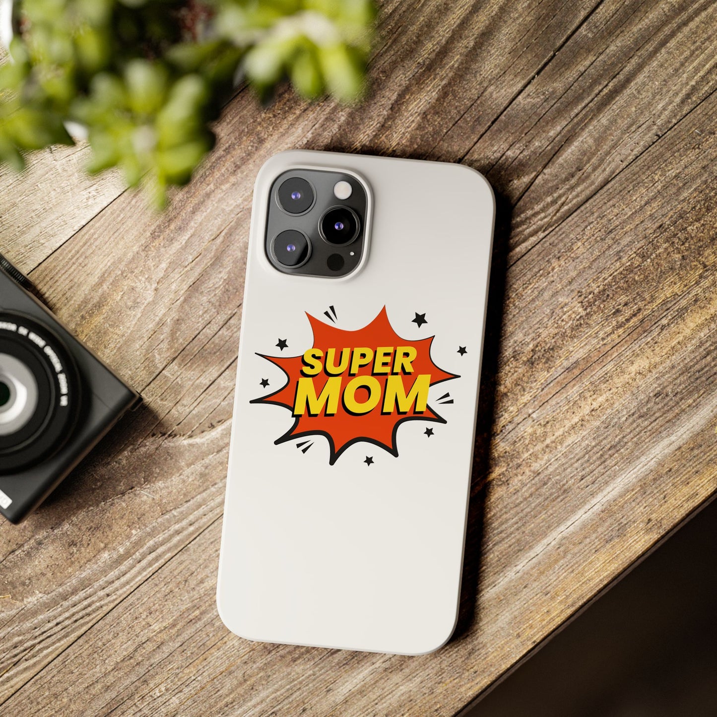 Super Mom Slim Phone Case - Perfect Gift for Mother's Day and Everyday Use