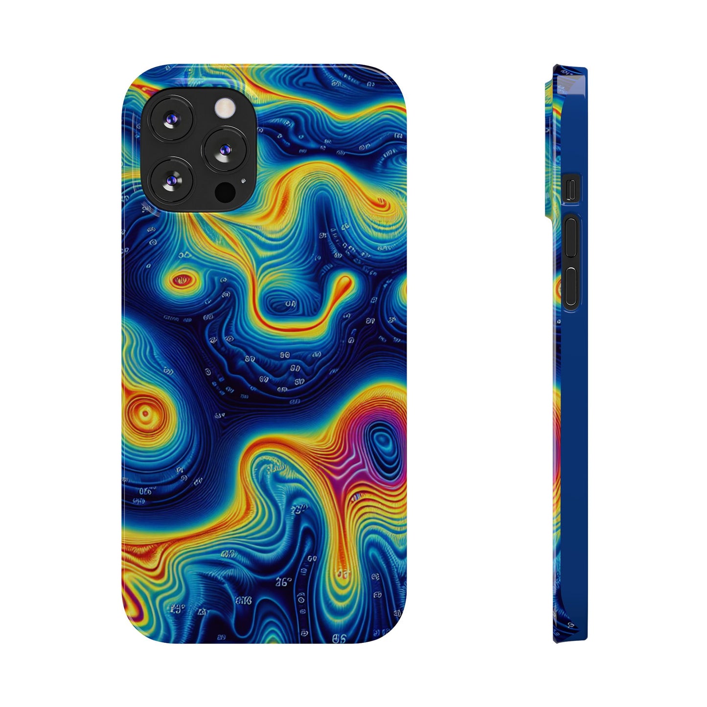 Thermal islands Phone Case - Colorful Geometric Design for Art Lovers