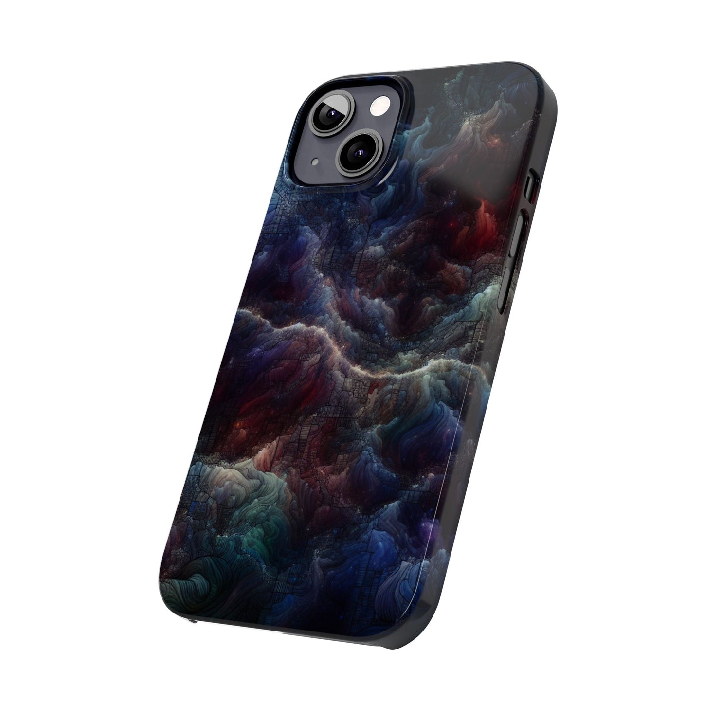 Cosmic Swirl Slim Phone Case - Protect Your Device in Style