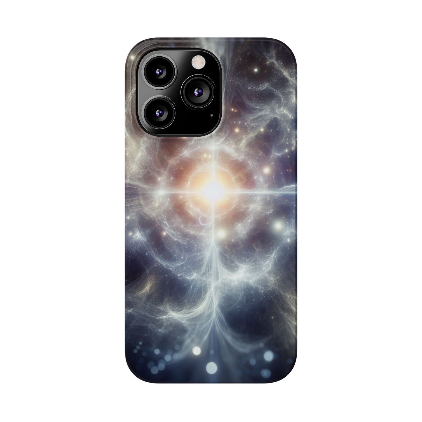 Cosmic Energy Slim Phone Case – Galaxy Design for Astronomy Lovers