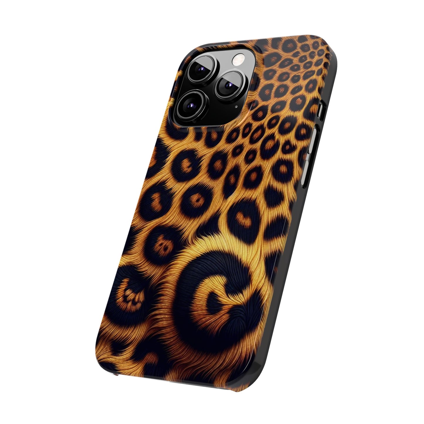 "New" Leopard Print Slim Phone Case - Trendy Animal Design