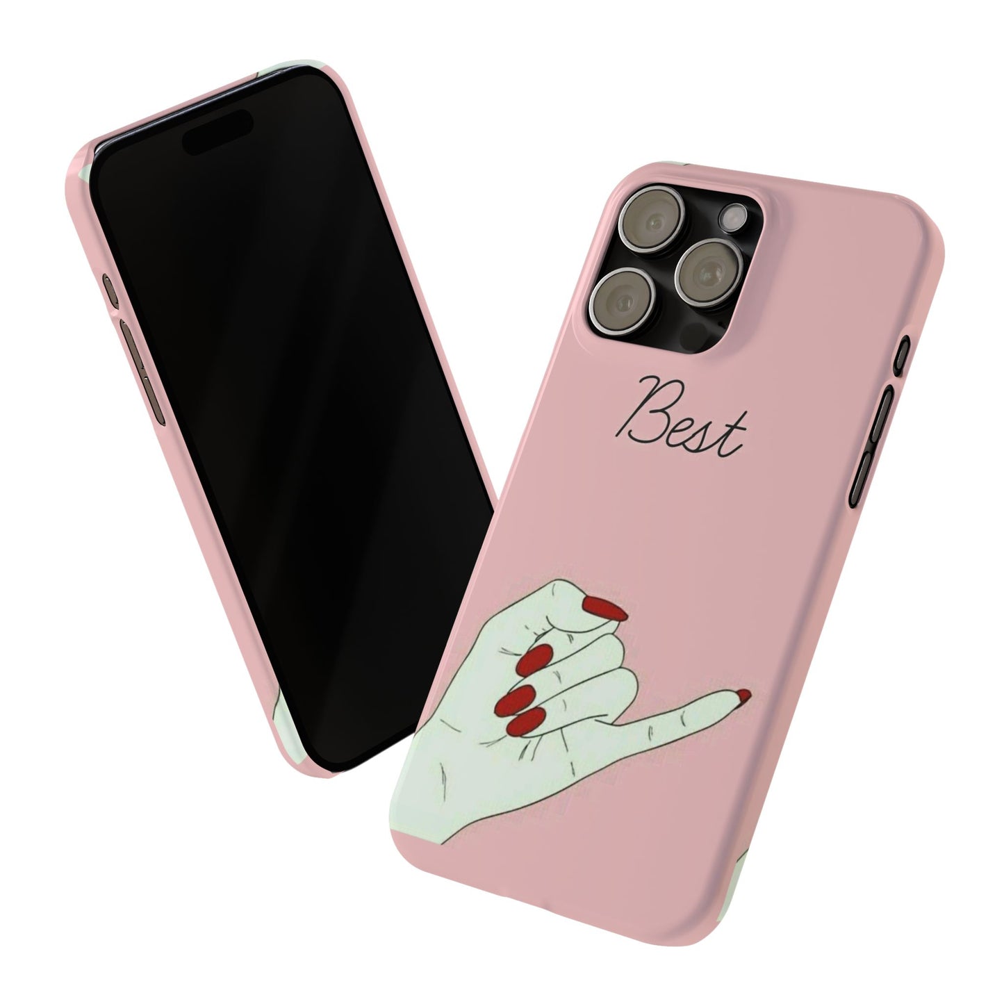 Best Slim Phone Case – Chic Nail Art Design for Trendsetters