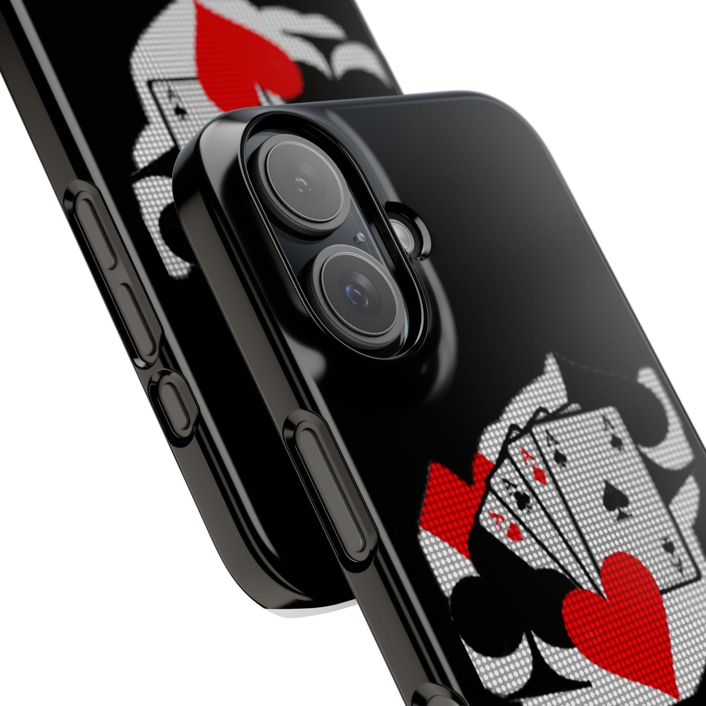 Stylish Slim Phone Case with Poker Design - Perfect for Gamers and Card Enthusiasts