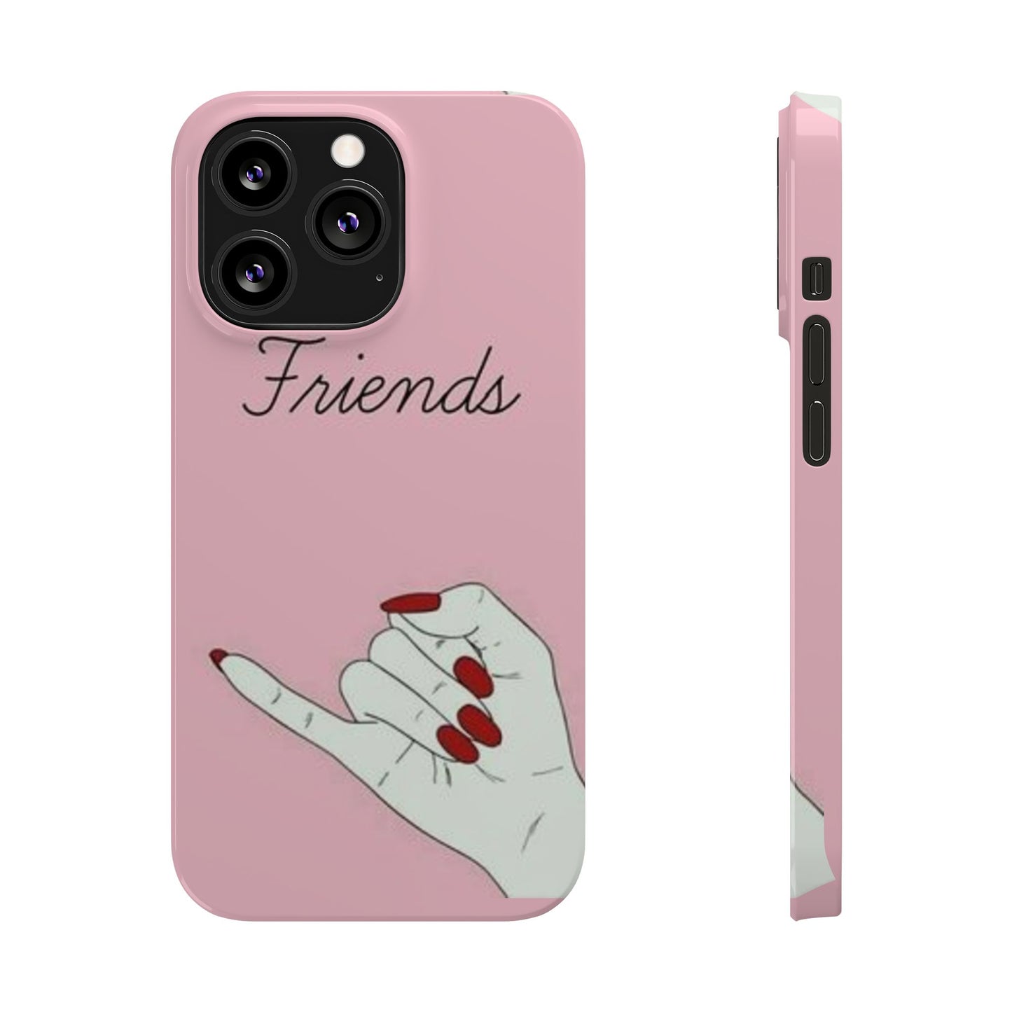 Stylish Slim Phone Case - 'Friends' Design - Perfect Gift for Besties