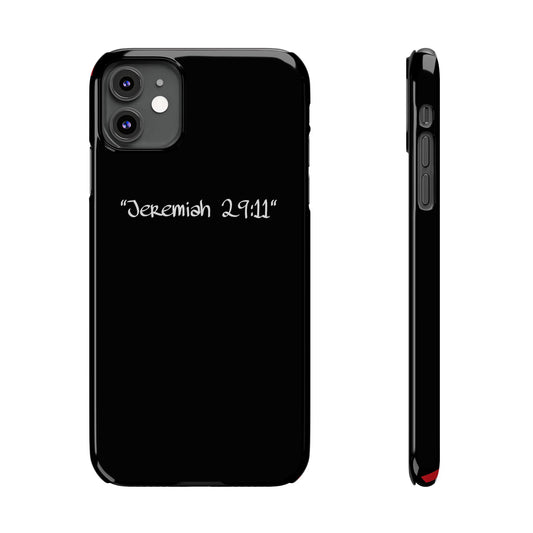 Bible verse "Jeremiah 29:11"- iPhone Case