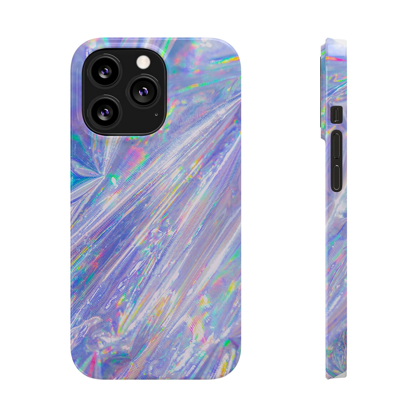 Iridescent Slim Phone Case - Holographic Design for Trendy Protection